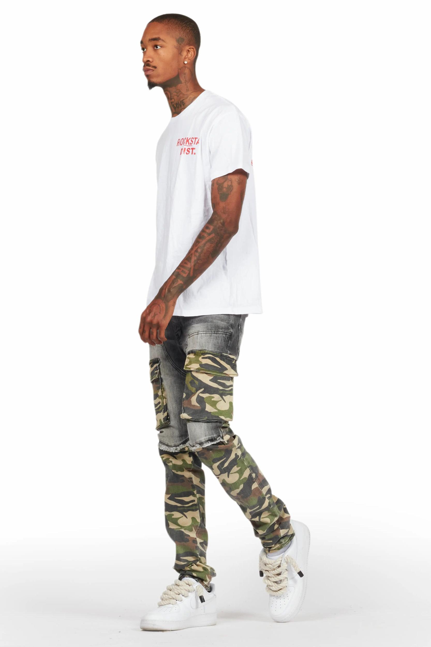 Denka Grey Slim Fit Jean Male Product Image