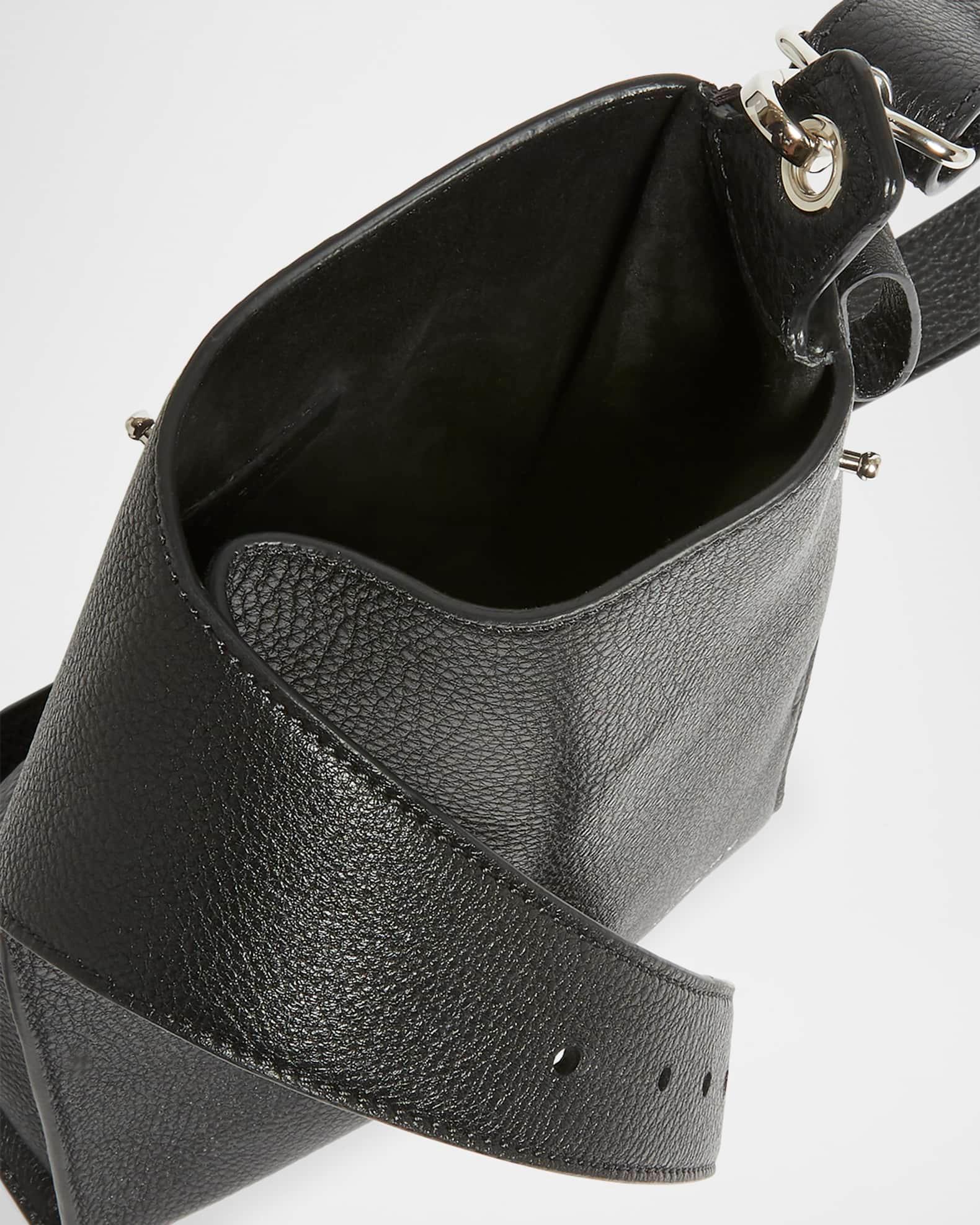 Men's Small Belted Leather Crossbody Bag Product Image