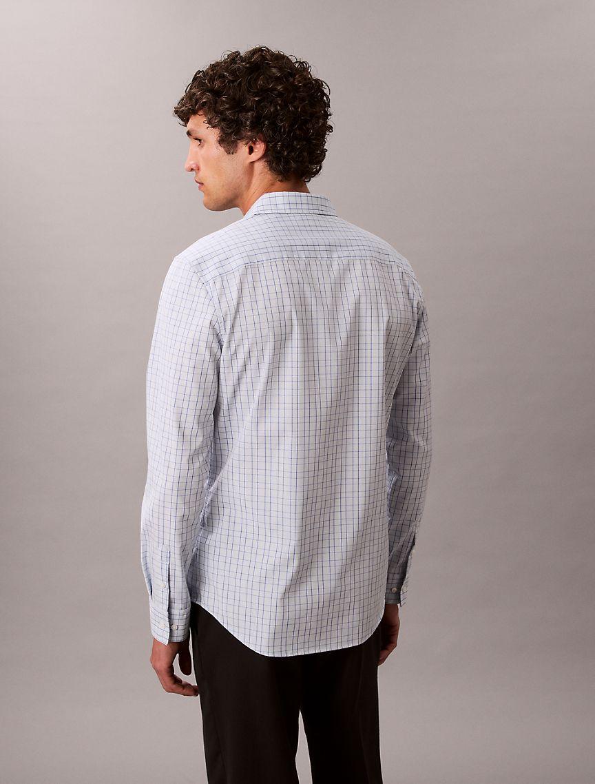 Plaid Slim Button-Down Shirt  Product Image