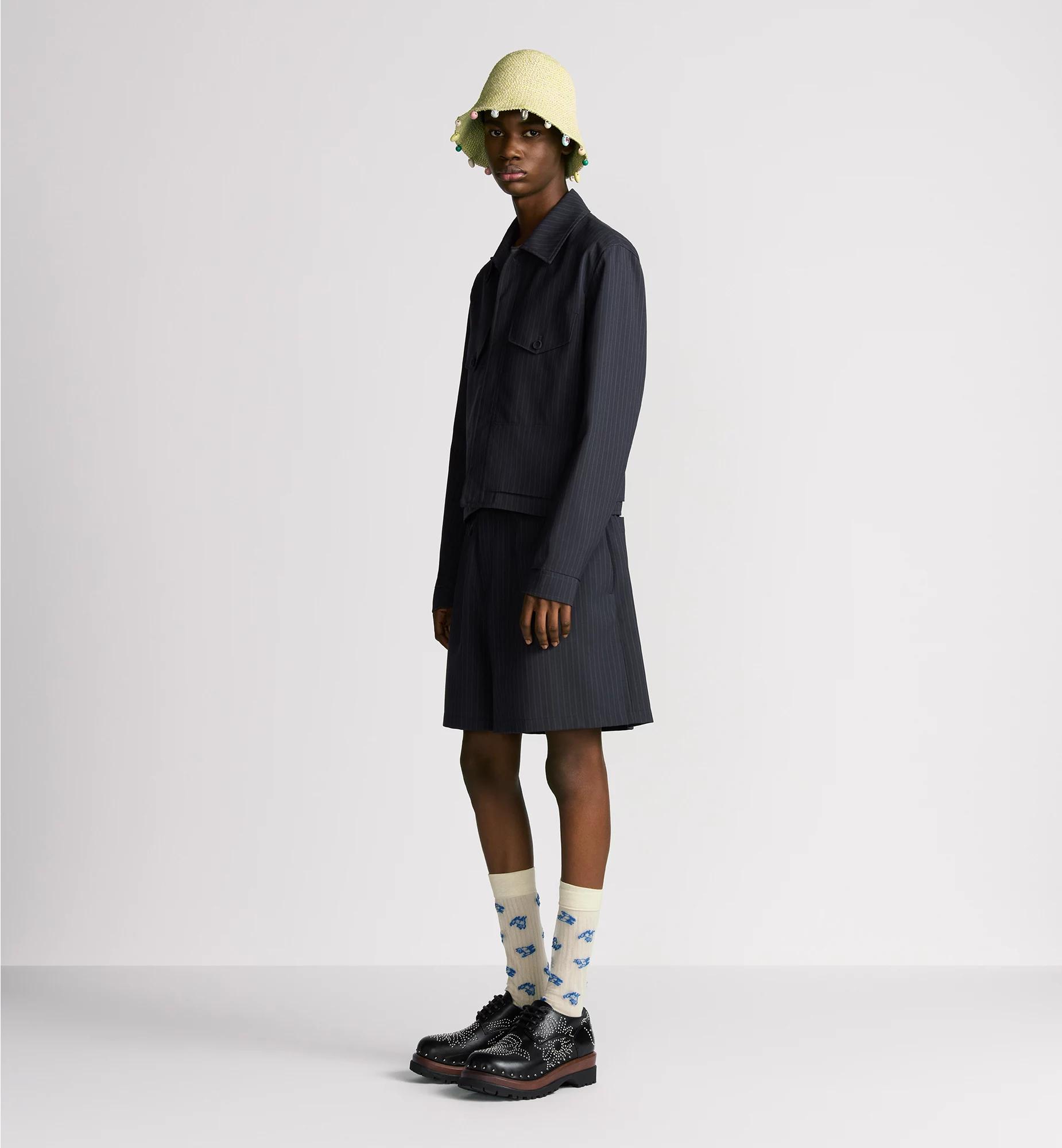 Jacket with Spread Collar Product Image