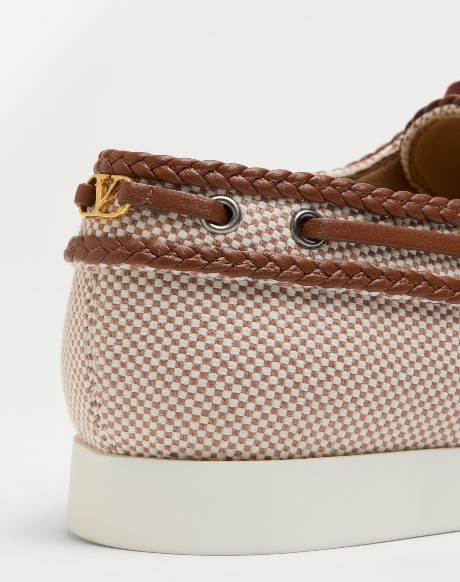 Palm Avenue Canvas And Nappa Boat Shoe Product Image