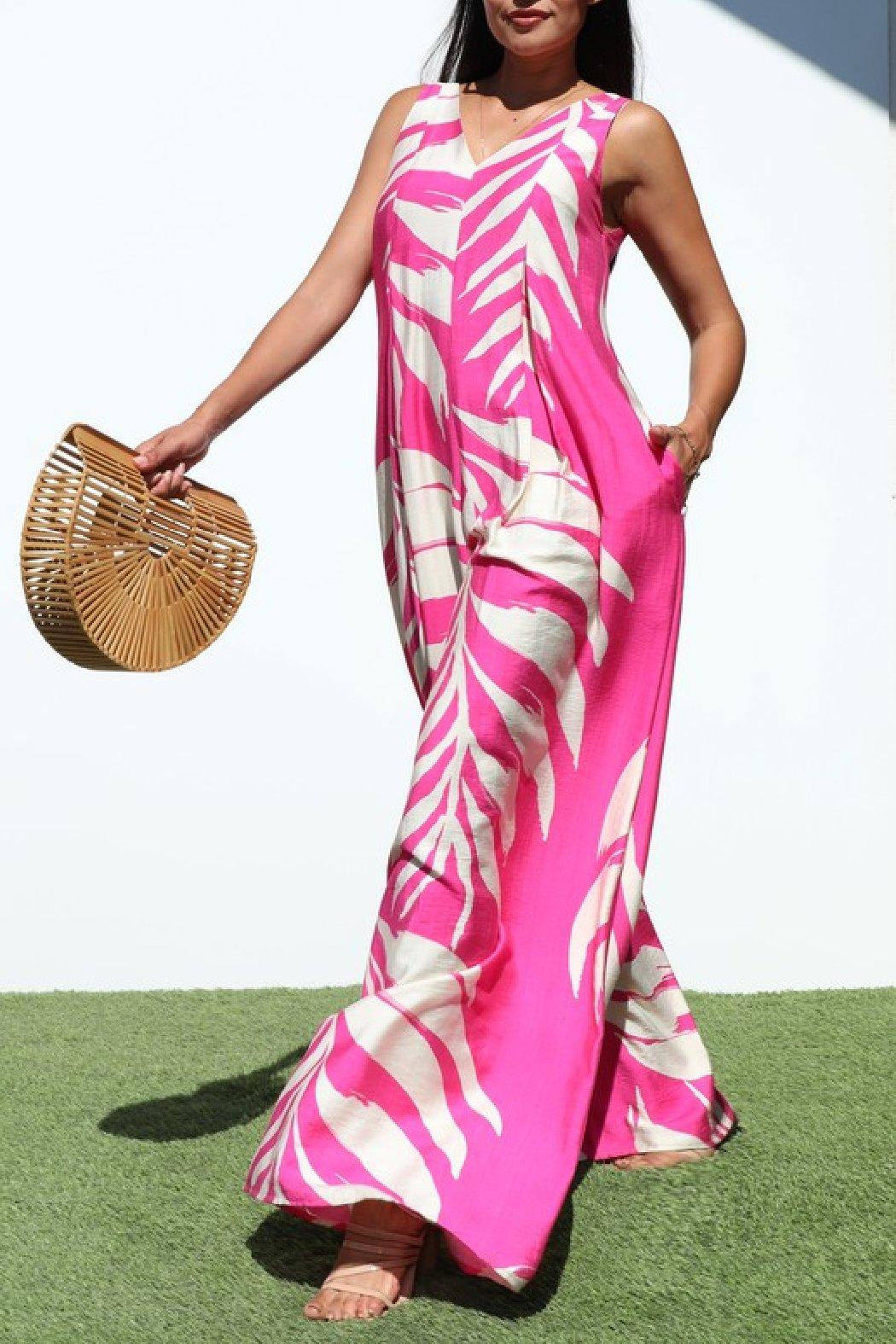 Pink Pocketed Jumpsuit Product Image