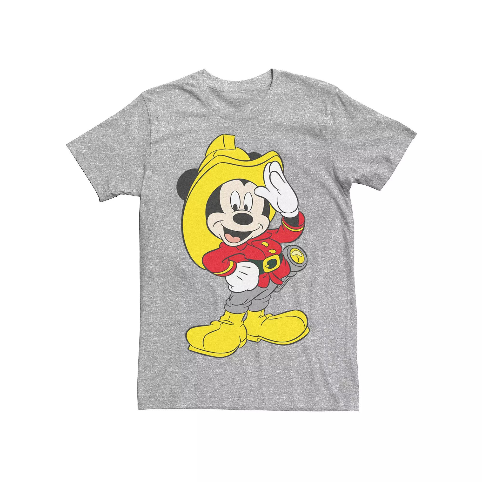 Disney's Mickey Mouse Firefighter Outfit Men's Tee,  Product Image