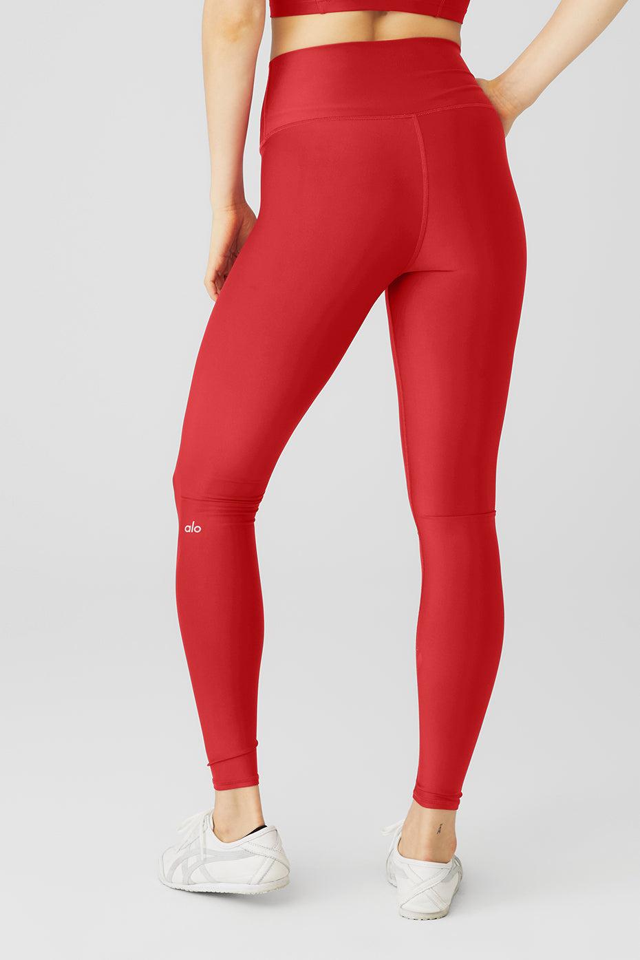 High-Waist Airlift Legging - Classic Red Product Image