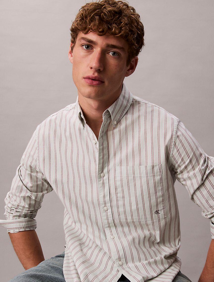 Stripe Oxford Classic Button-Down Shirt Product Image