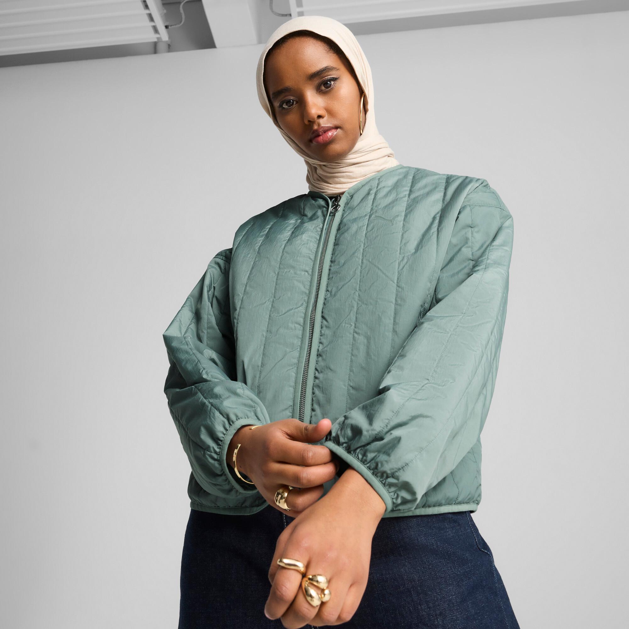 PUMA Wardrobe Essentials Women's Relaxed Reversible Liner Jacket Product Image