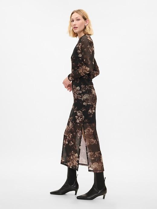 Mesh Midi Dress Product Image