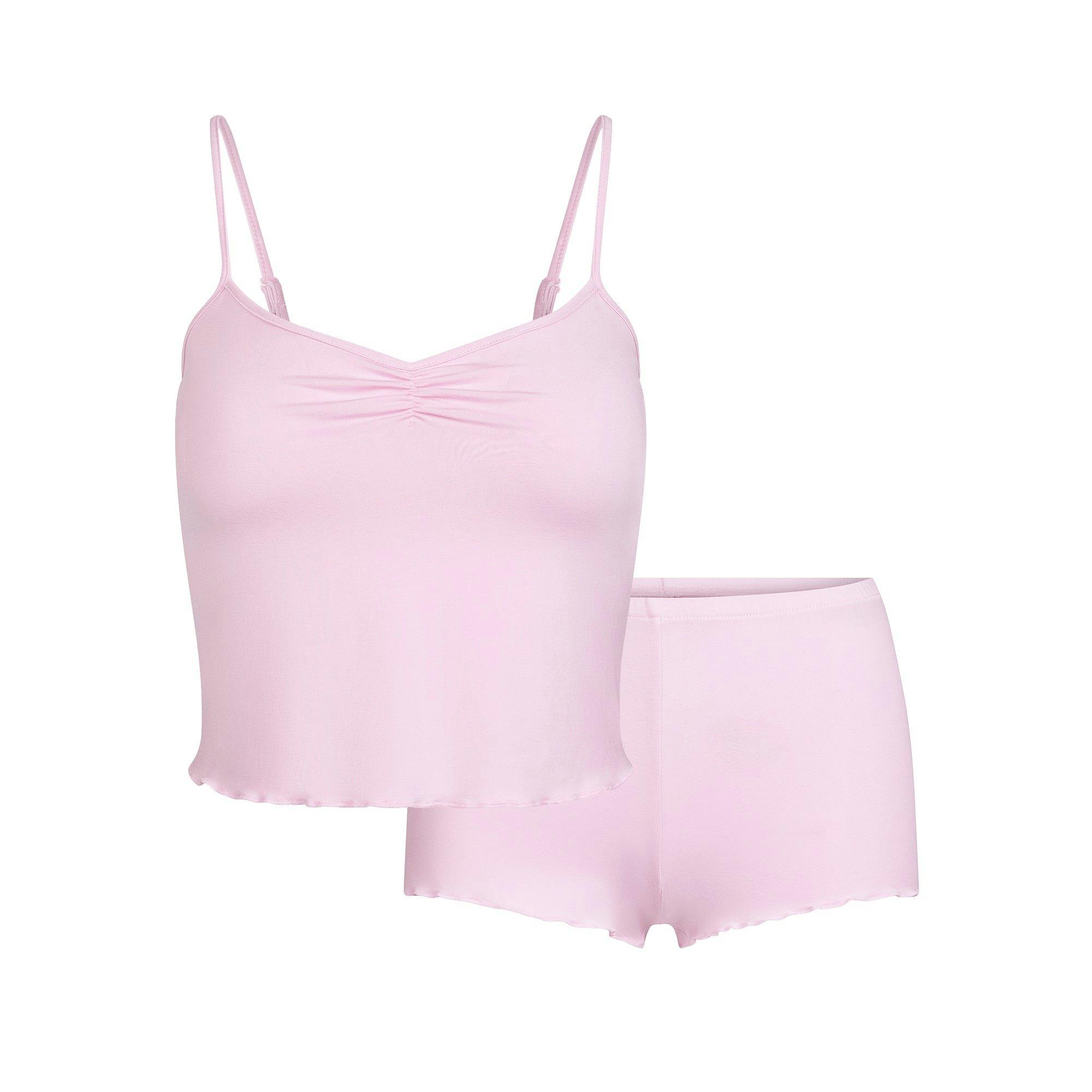 SKIMS SLEEP CAMI SET | CHERRY BLOSSOM Product Image
