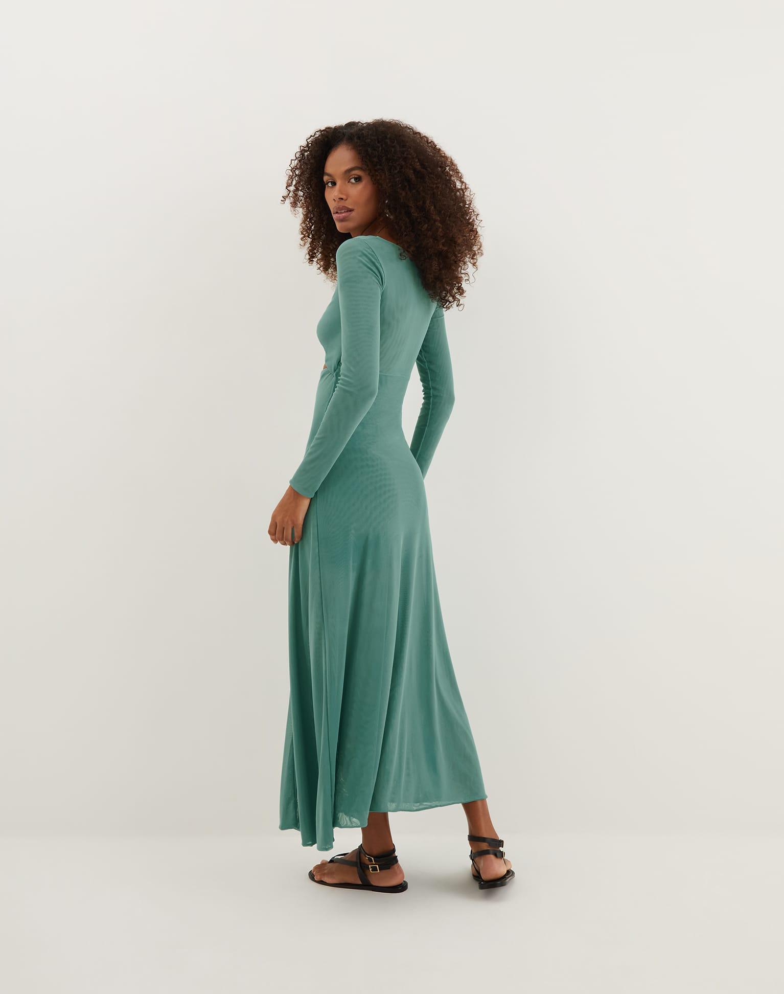 Yarin Long Dress - Seaglass Product Image