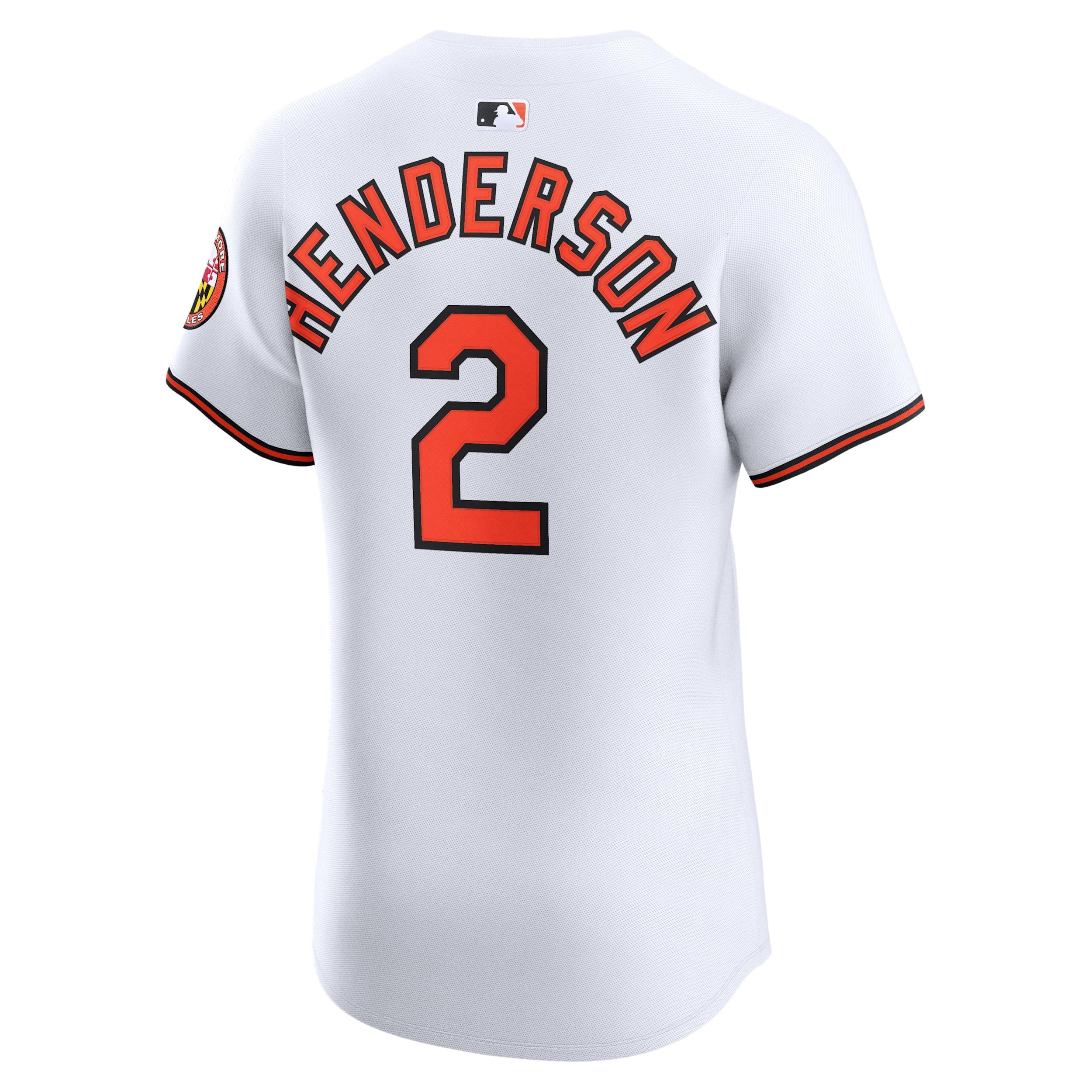 Gunnar Henderson Baltimore Orioles Nike Mens Dri-FIT ADV MLB Elite Jersey | 9B10OLHOOL9-LU7 Product Image