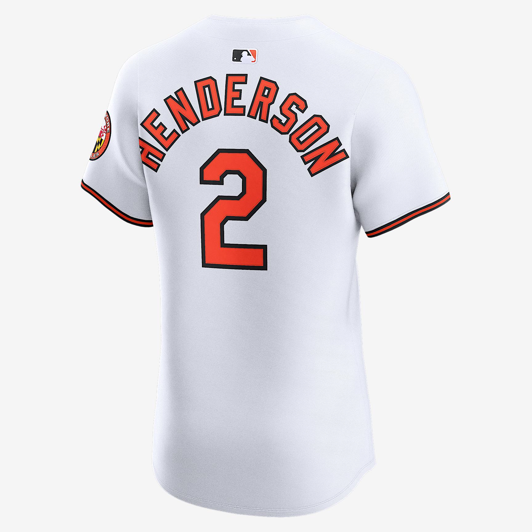 Gunnar Henderson Baltimore Orioles Nike Mens Dri-FIT ADV MLB Elite Jersey | 9B10OLHOOL9-LU7 Product Image