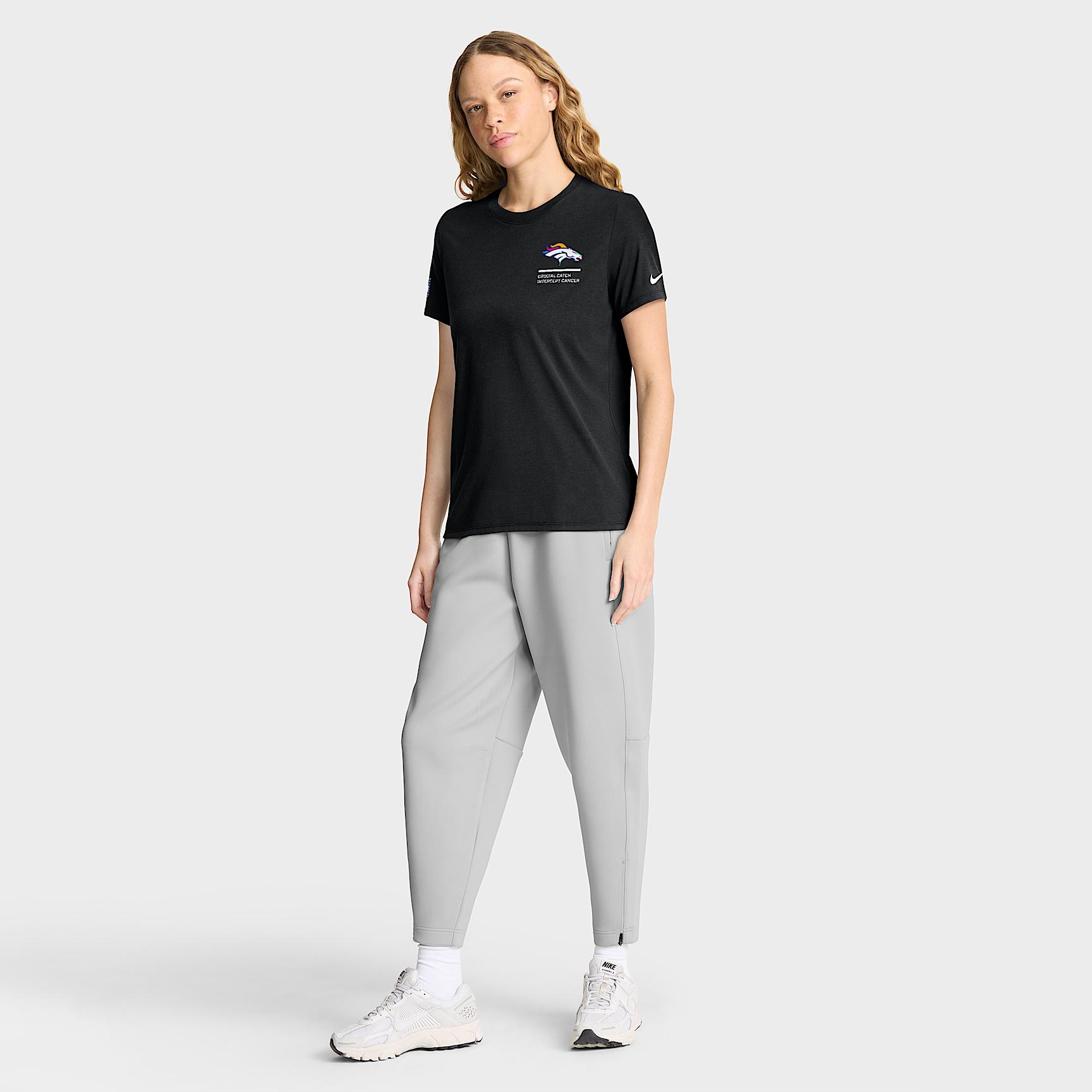 Denver Broncos Crucial Catch Women's Nike Dri-FIT NFL T-Shirt Product Image