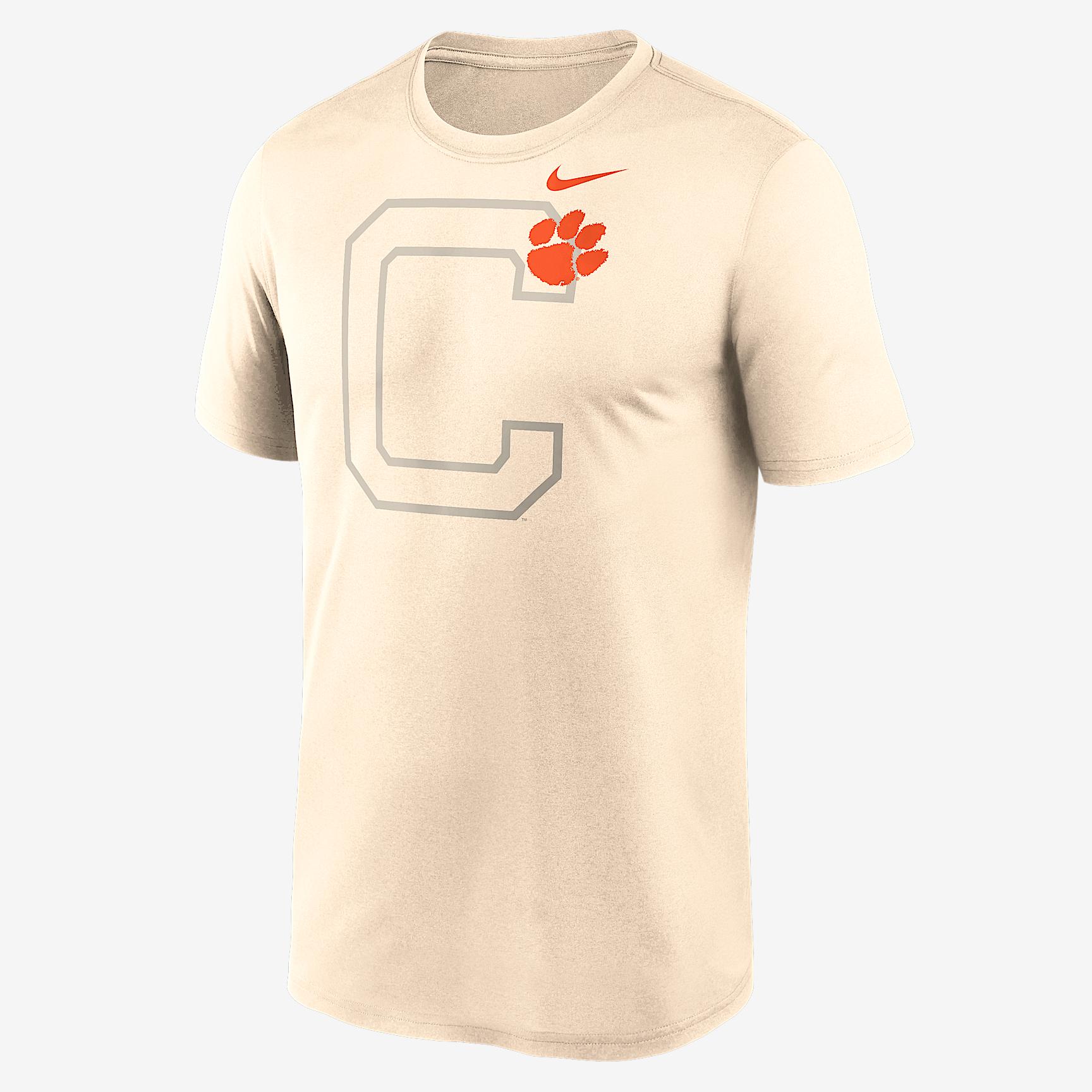 Clemson Campus Legend Shadow Logo Nike Mens Dri-FIT College T-Shirt | NKGK15ACLN-UWS Product Image
