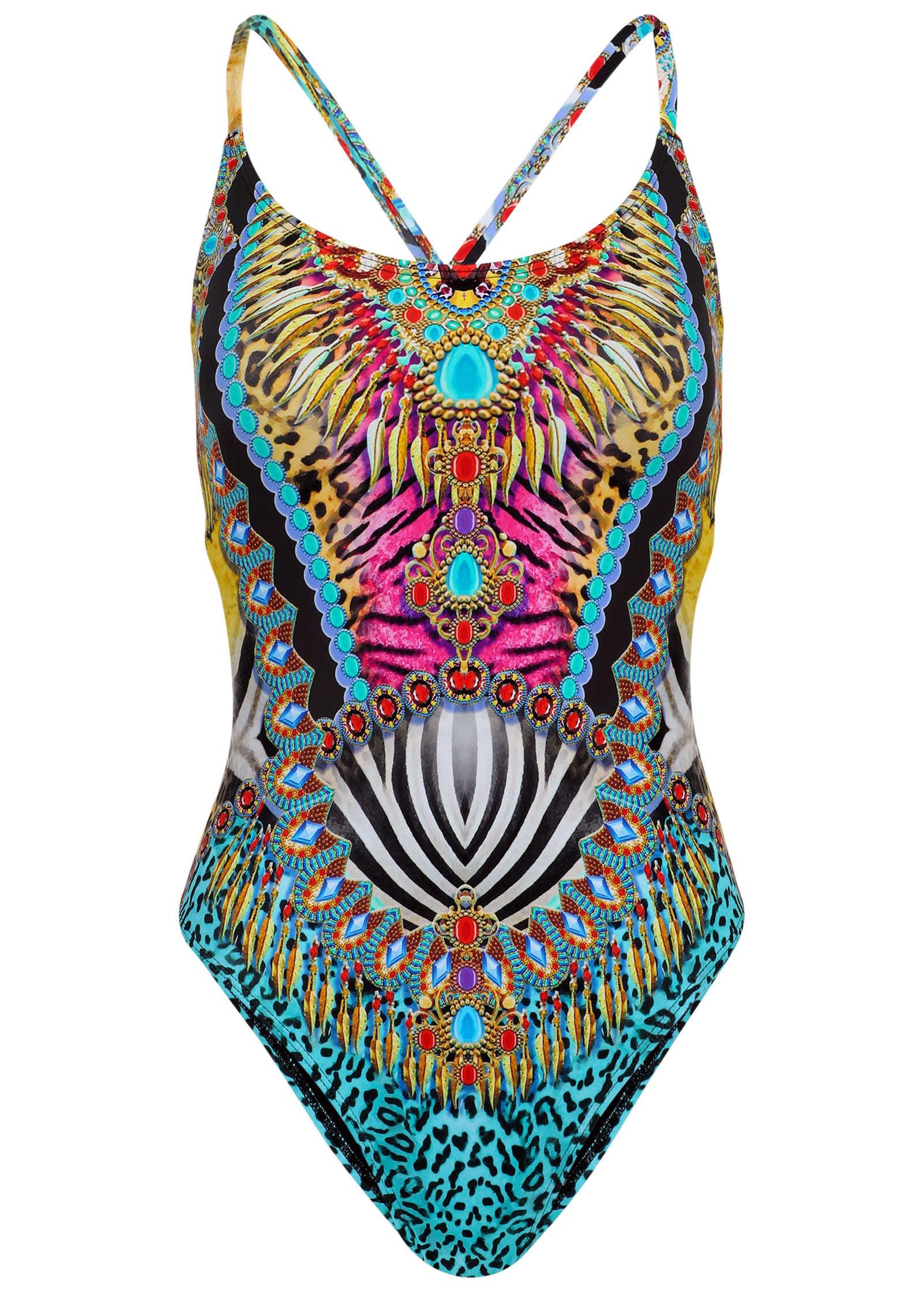 Bondi Beach One-Piece - Mirrored Jungle Product Image