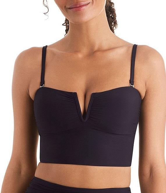 Mimi Flamingo Soleil Solids Morgan High Waist Swim Bottom Product Image