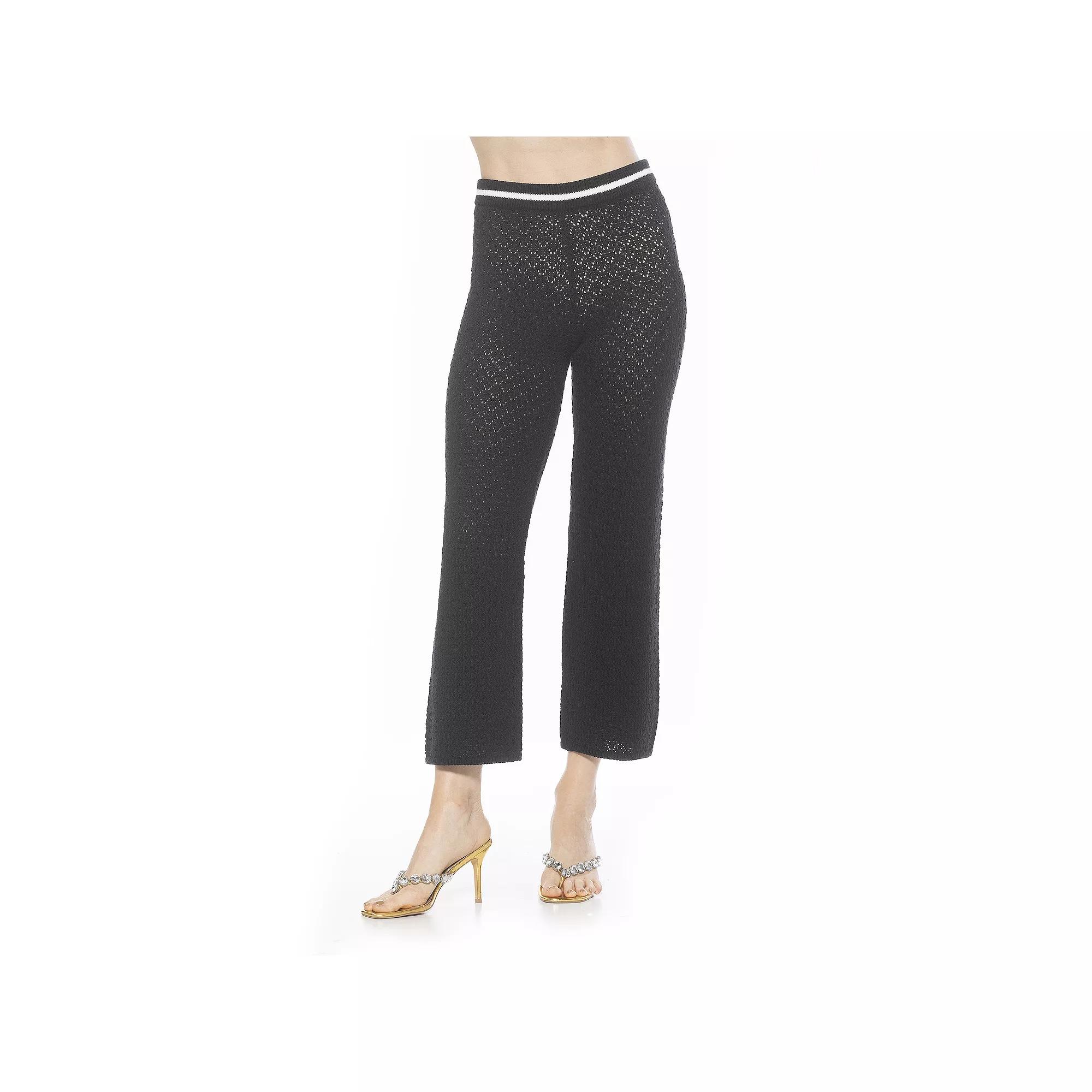 Women's ALEXIA ADMOR Kora Wide Leg Knit Pants,  Product Image