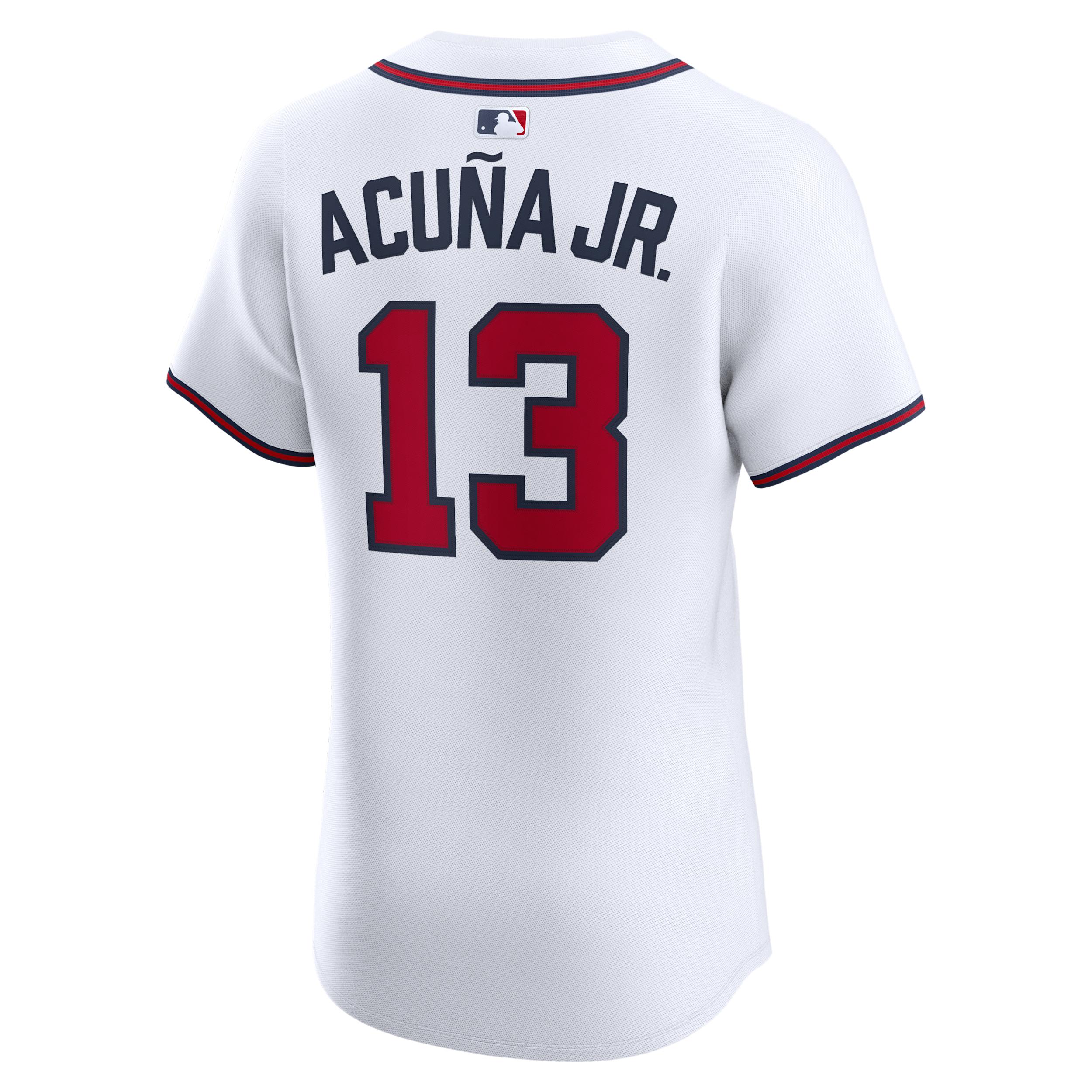 Ronald Acua Jr. Atlanta Braves Nike Mens Dri-FIT ADV MLB Elite Jersey | 9B10AWHOAW9-871 Product Image