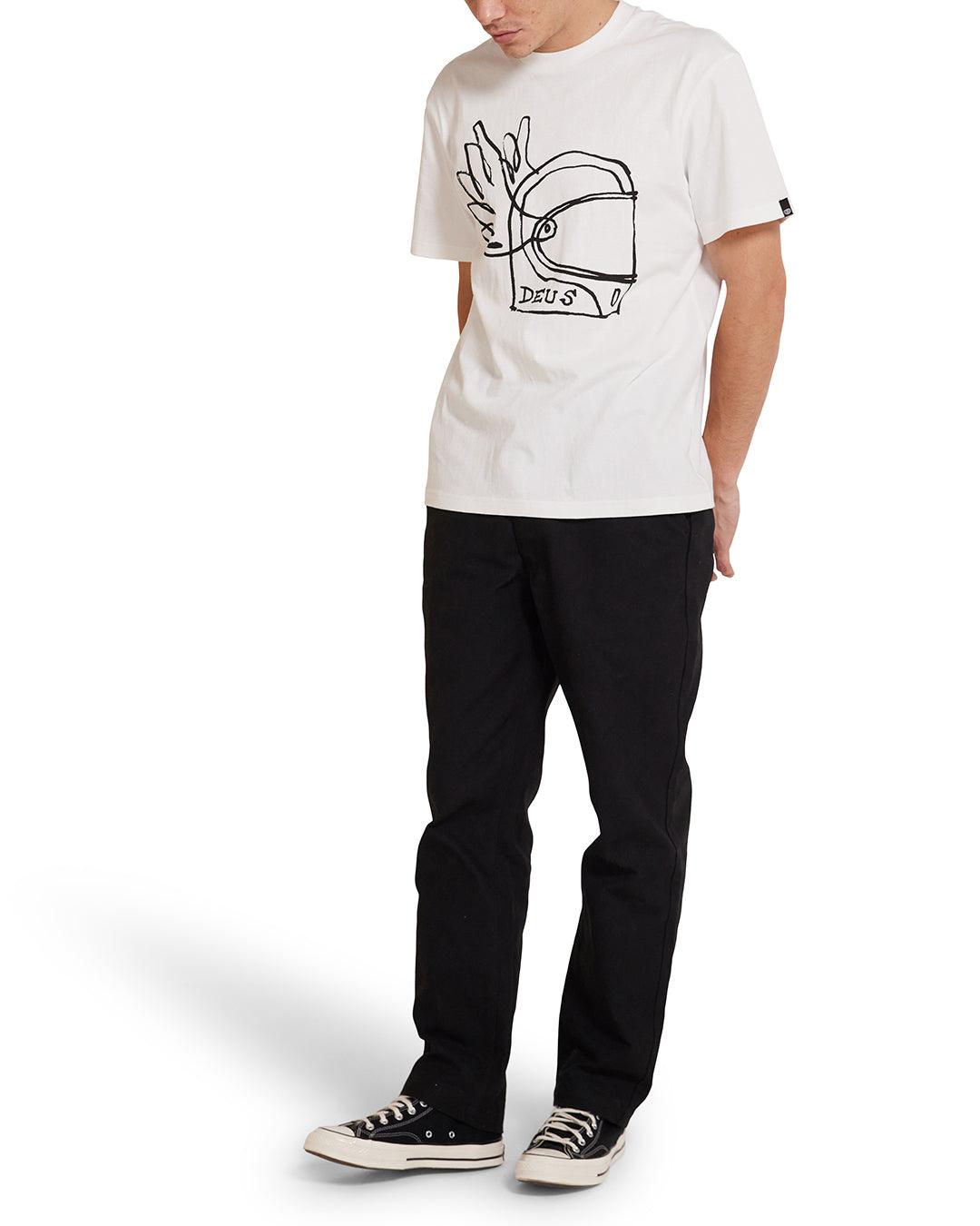 Helmet Tee - Vintage White Product Image