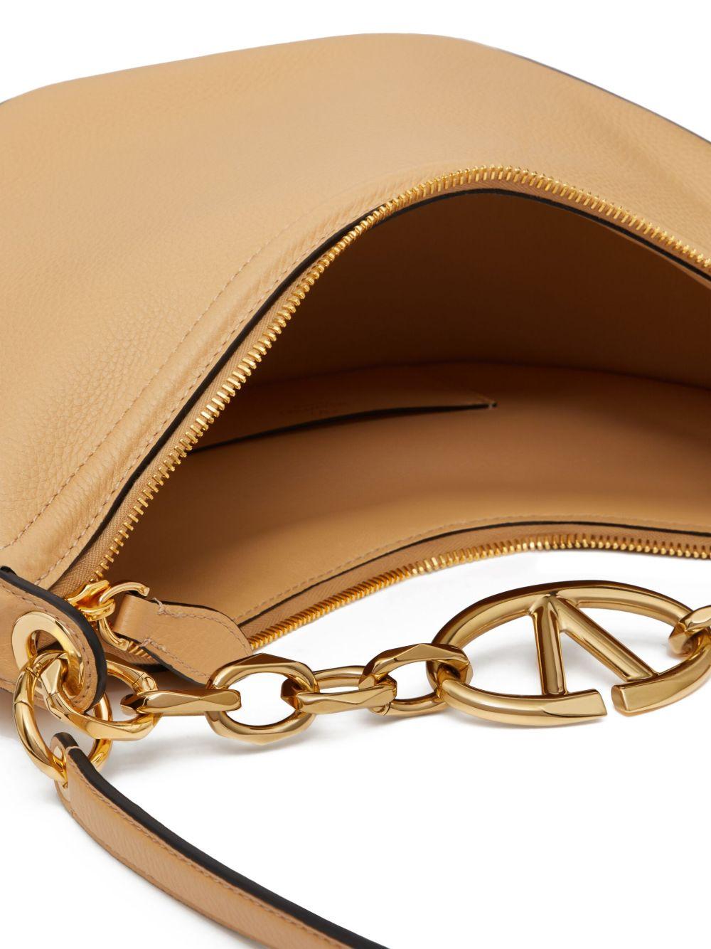 small VLogo Moon leather shoulder bag Product Image