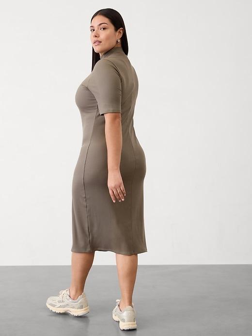 Signature Rib Mock Neck Dress Product Image