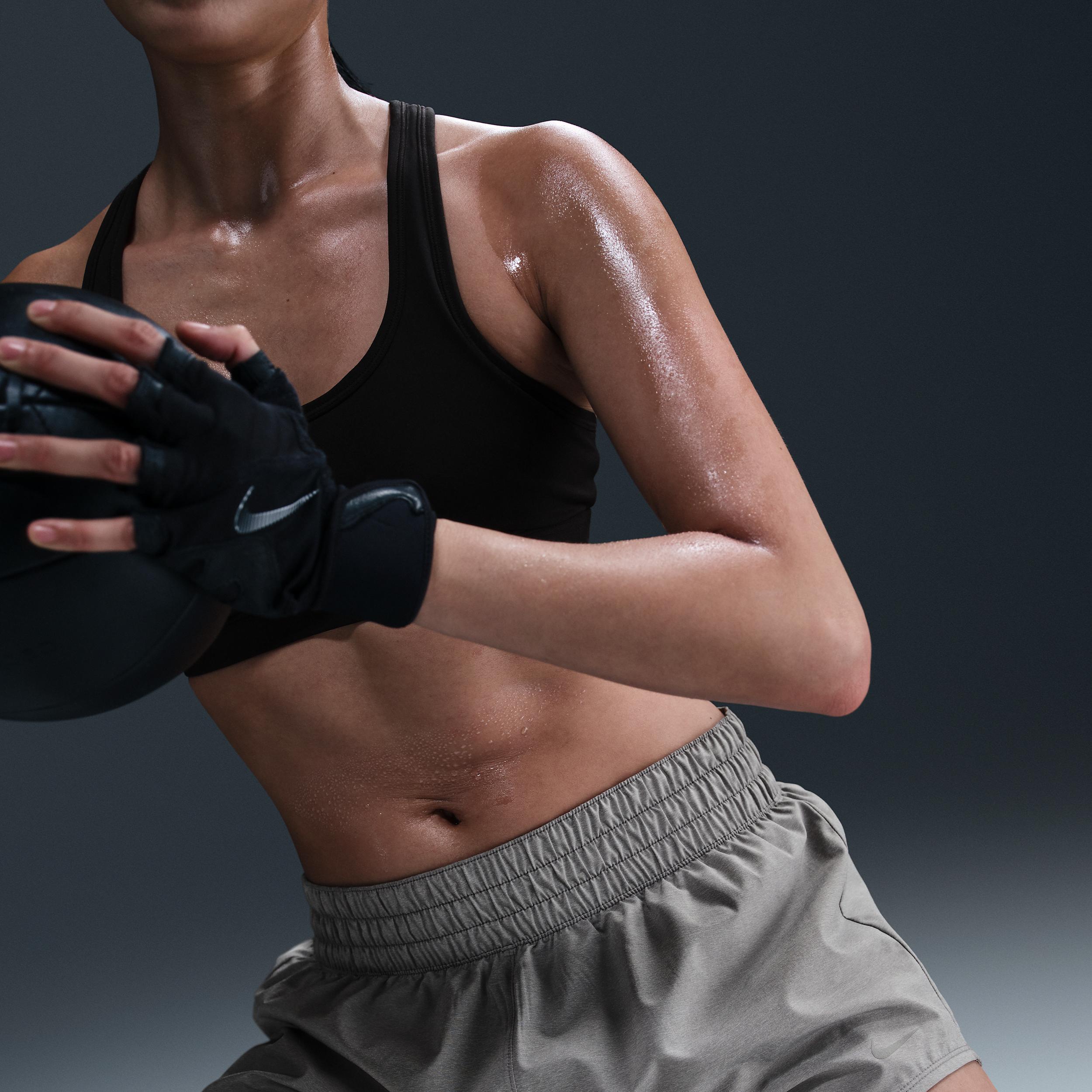 Nike Womens One Dri-FIT Mid-Rise 3 Brief-Lined Shorts | DX6010-084 Product Image