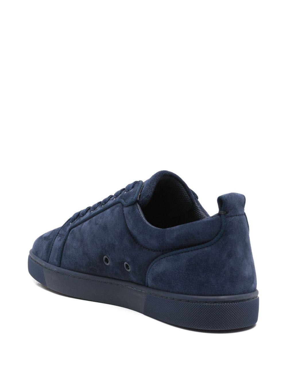 suede lace-up sneakers Product Image