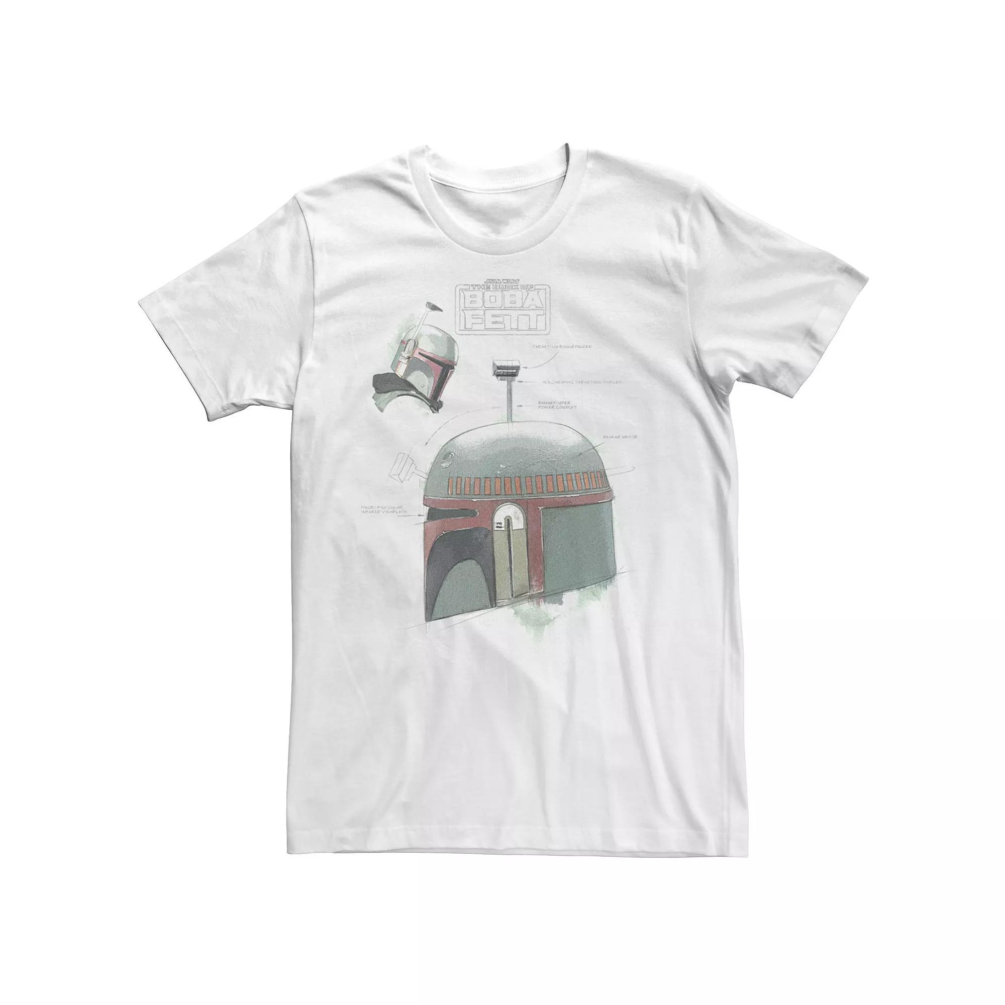 Men's Star Wars The Book Of Boba Fett Helmet Collage Tee,  Product Image