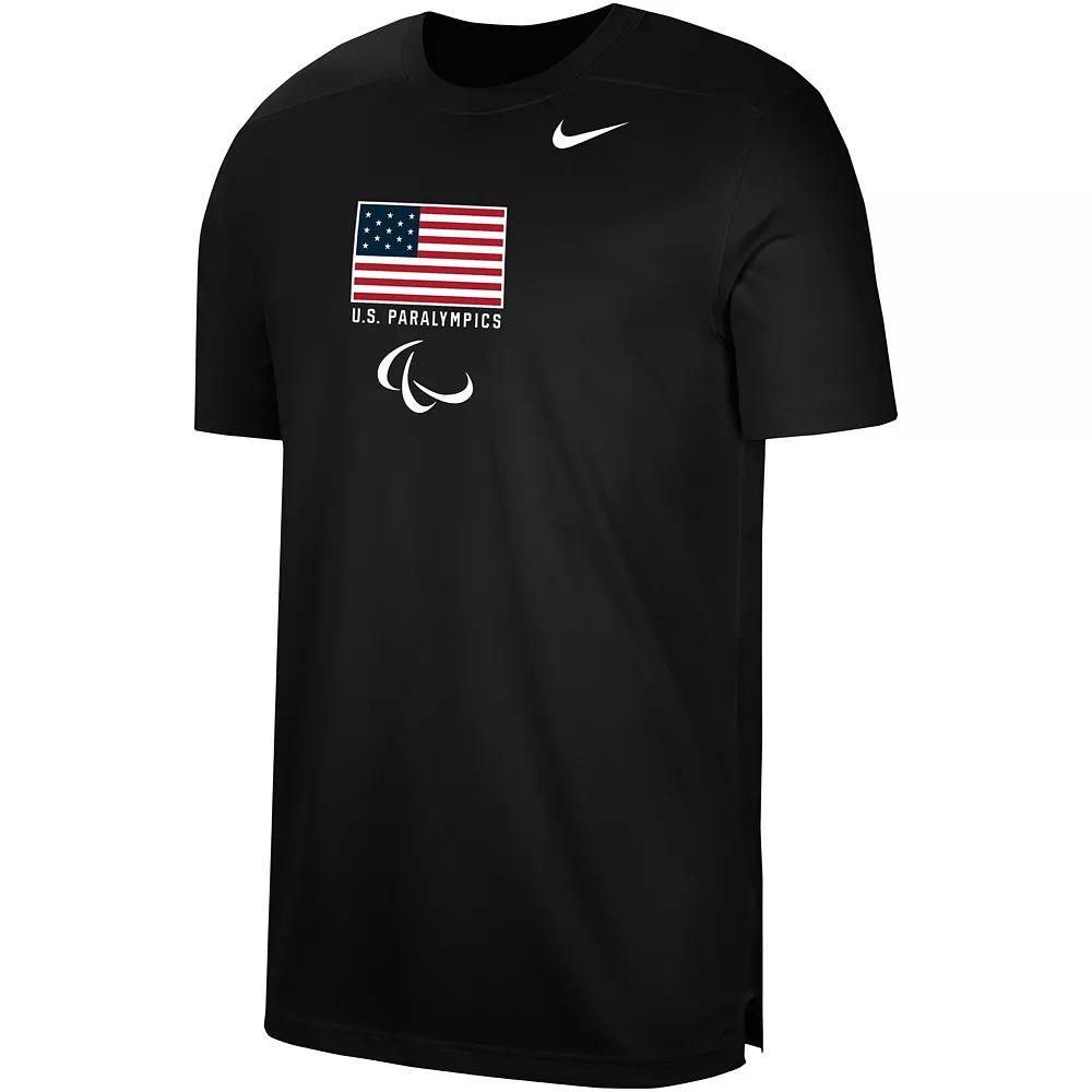 Men's Nike Black Team USA UV Coach Performance T-Shirt,  Product Image