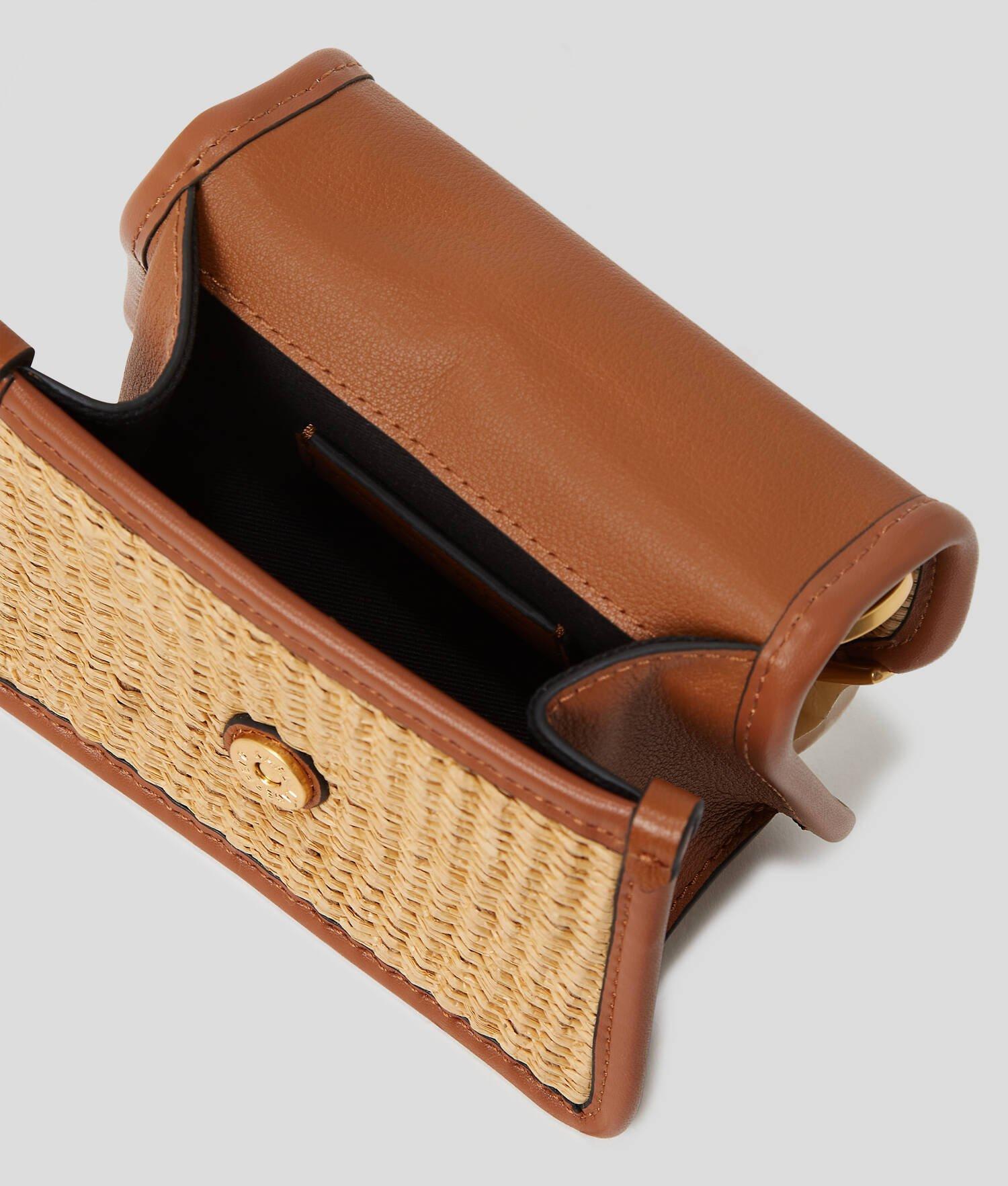 K/SIGNATURE RAFFIA NANO BAG Product Image