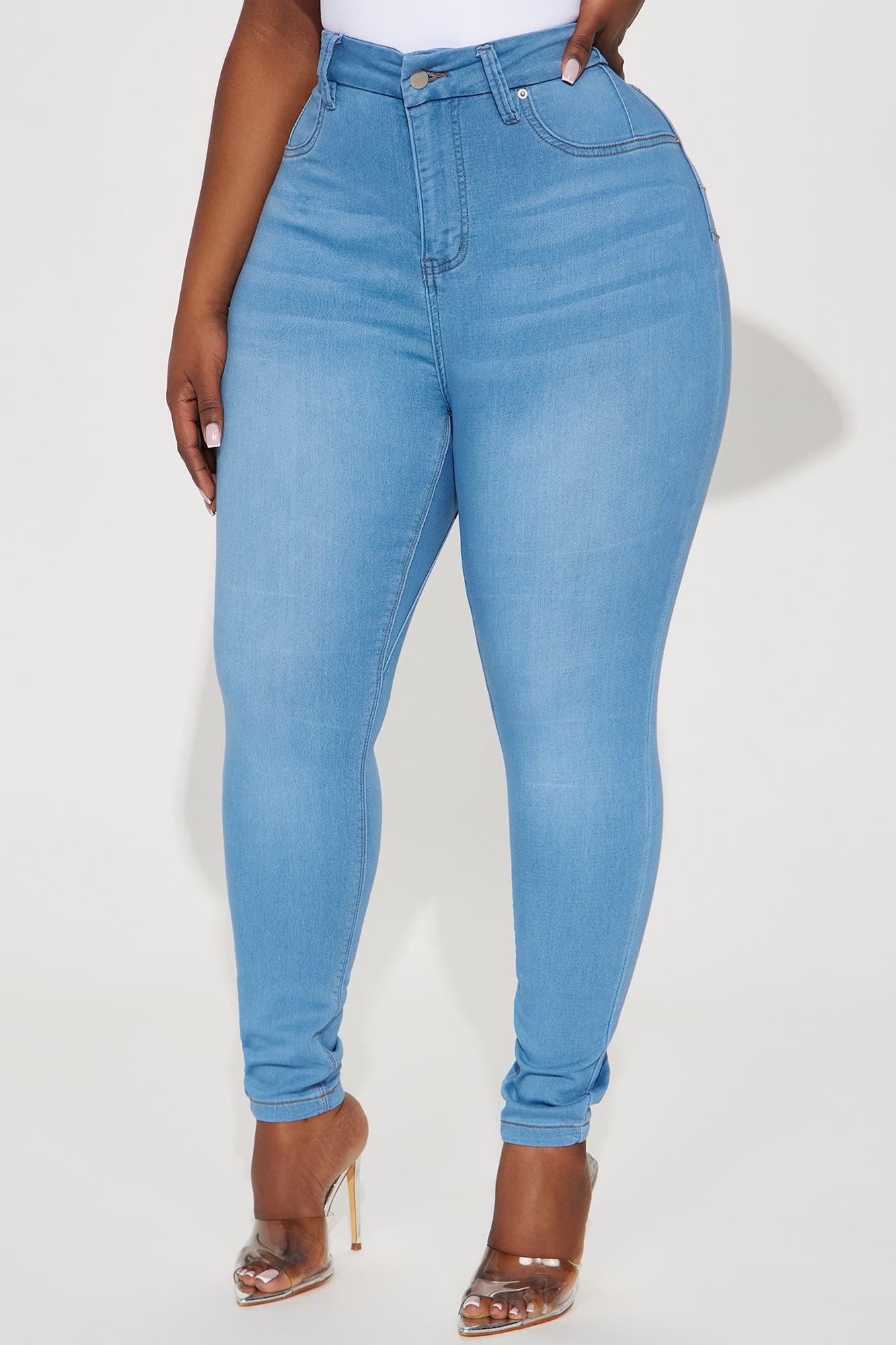 Can't Deny You Sculpting Skinny Jeans - Light Wash Product Image