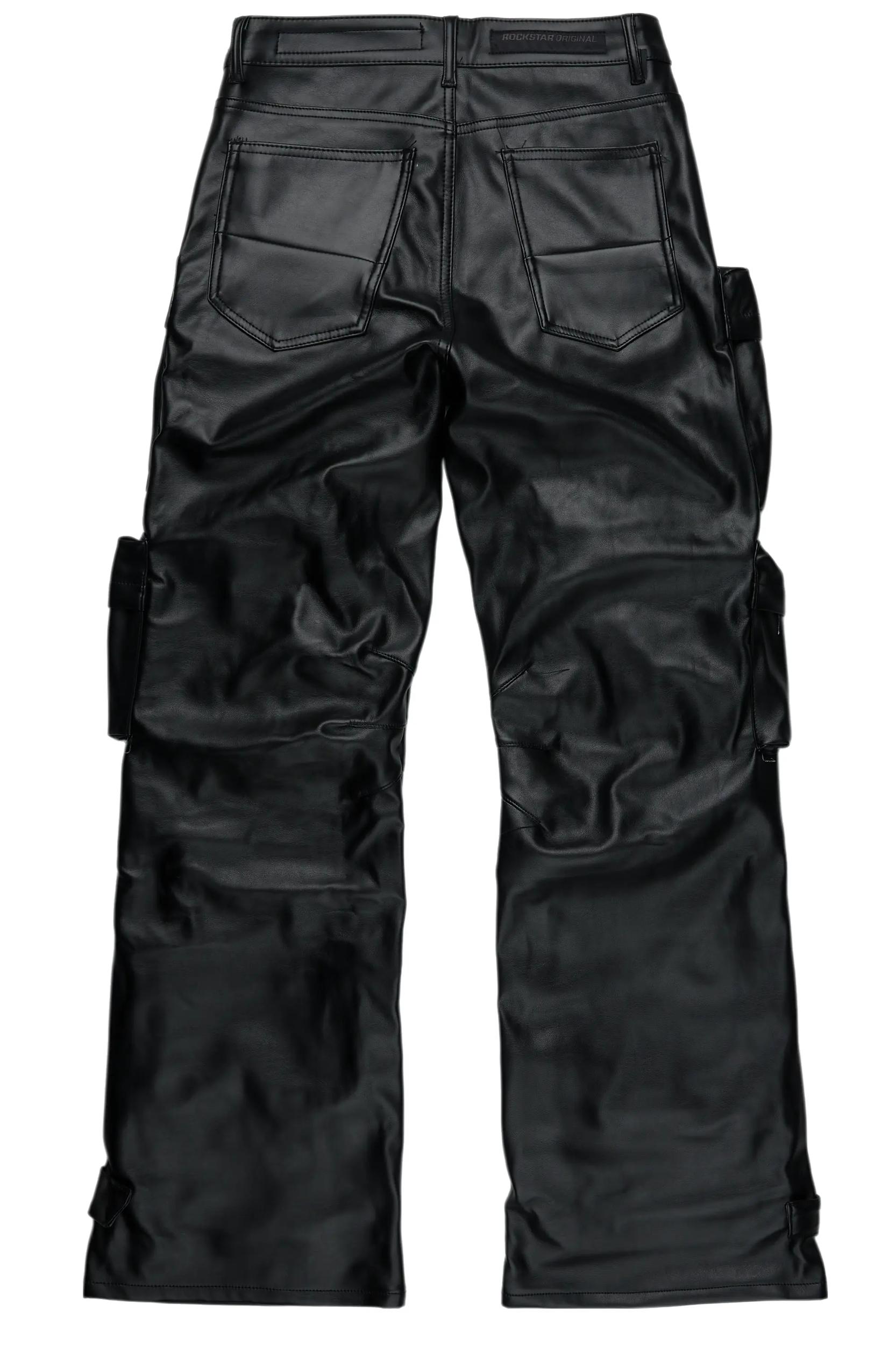 Amos White/Black Long Sleeve Graphic T-Shirt Male Product Image