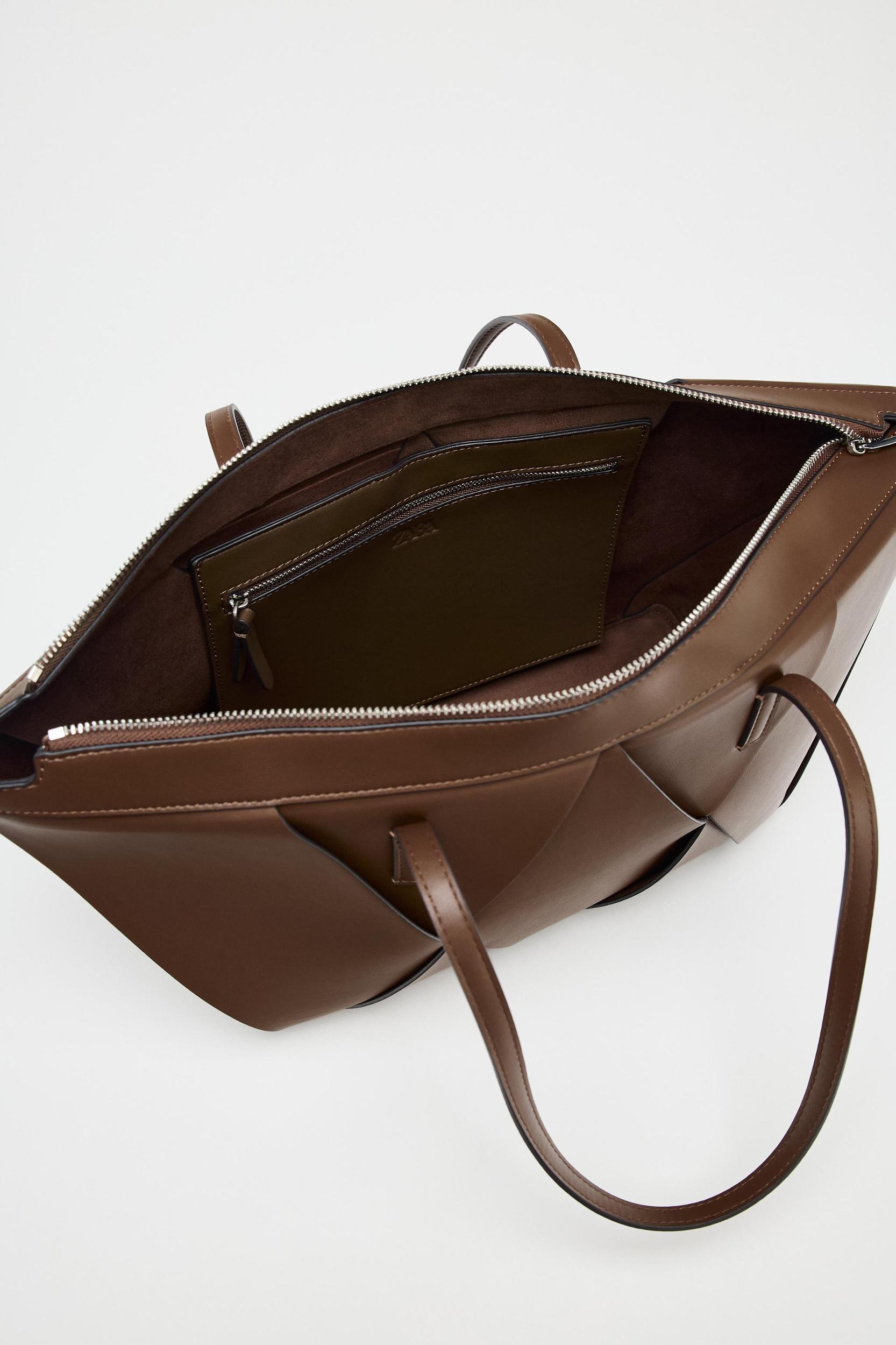 LONG WOVEN SHOPPER BAG Product Image