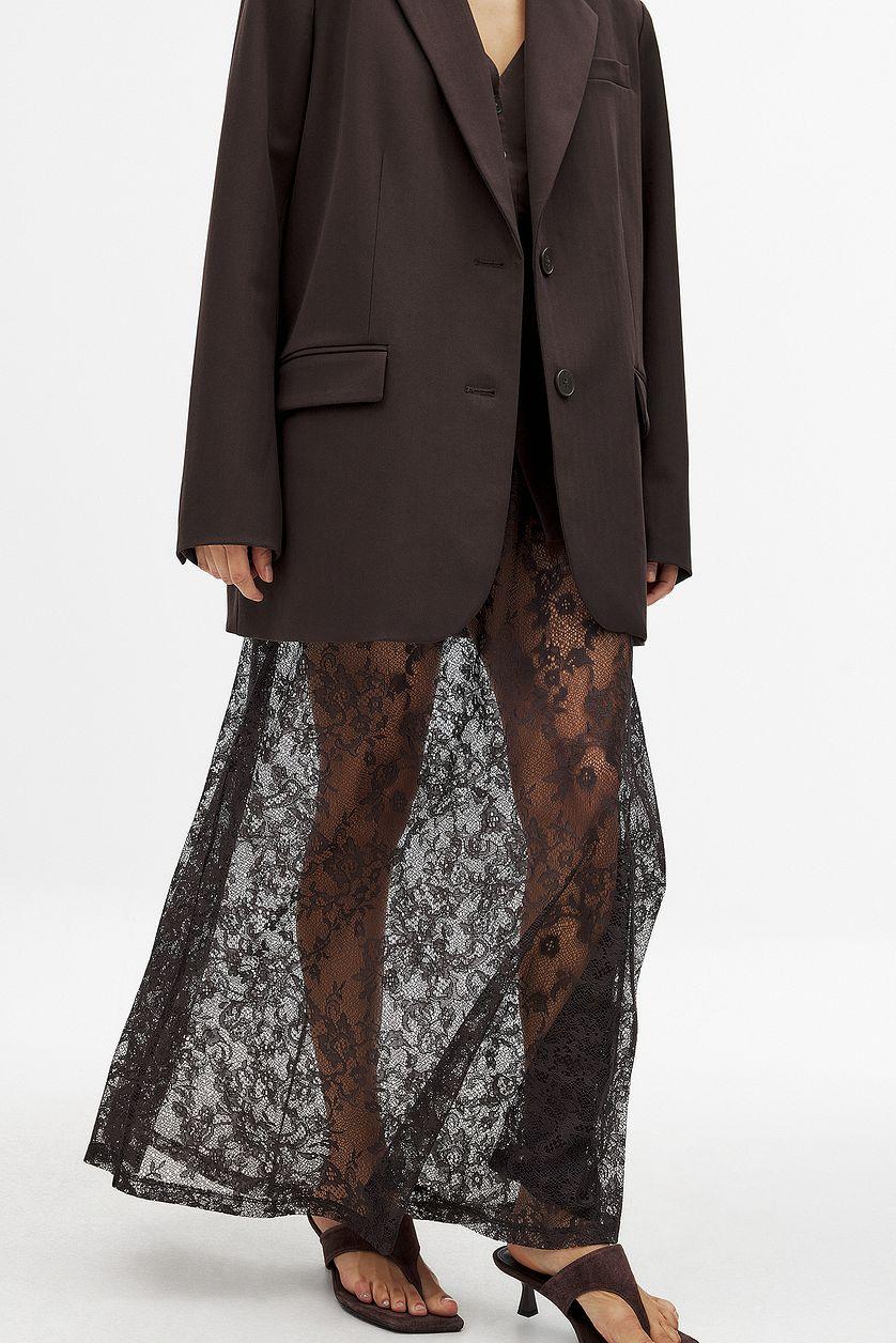 Lace Maxi Skirt Product Image