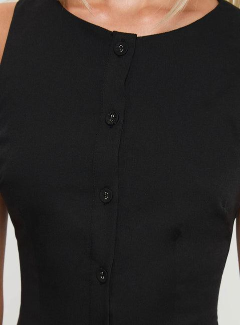 Mystick Vest Top Black Product Image