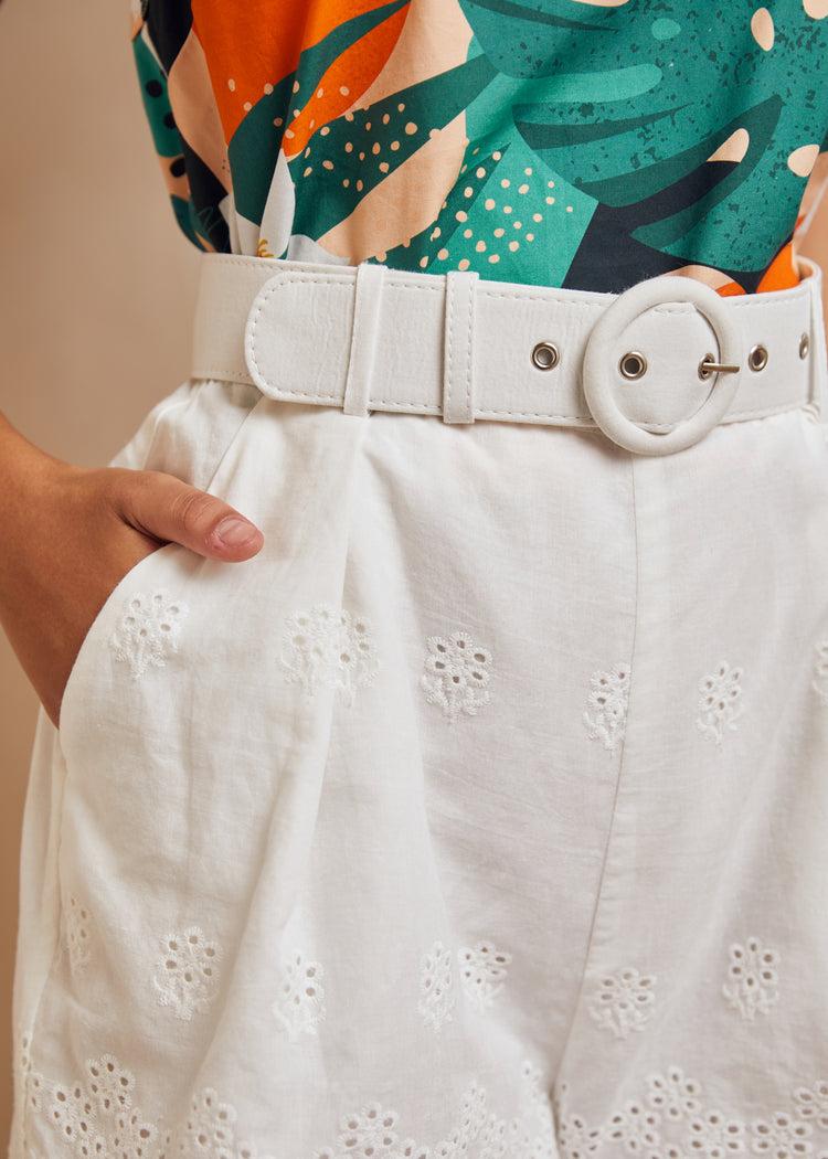 The High‑Waisted Honey Short Product Image