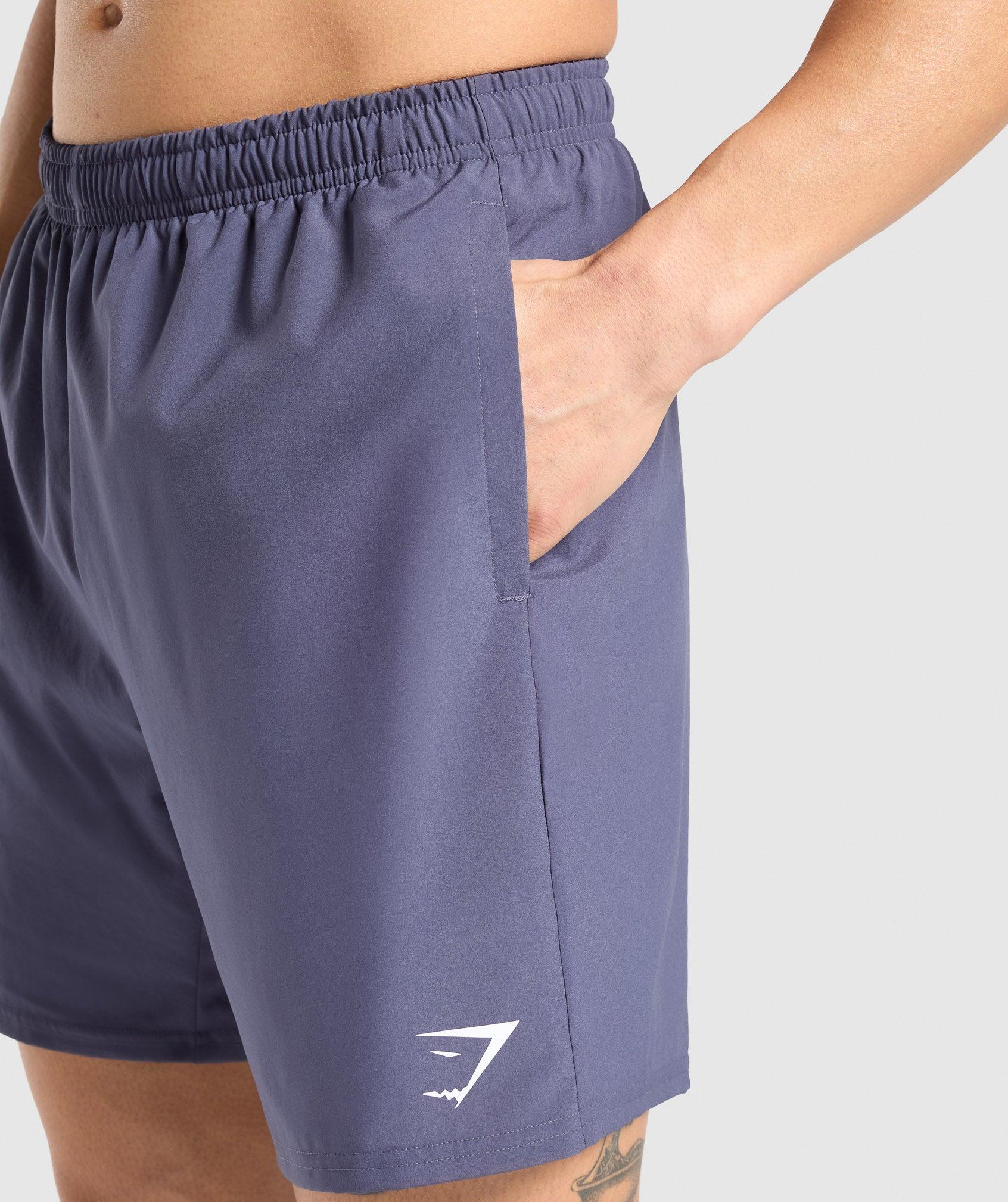 Gymshark Arrival 7" Shorts - Weighted Purple Male Product Image