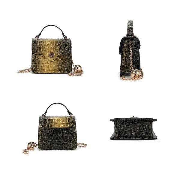 MKF Luxe Mini Satchel with Chain Strap by Mia K Product Image