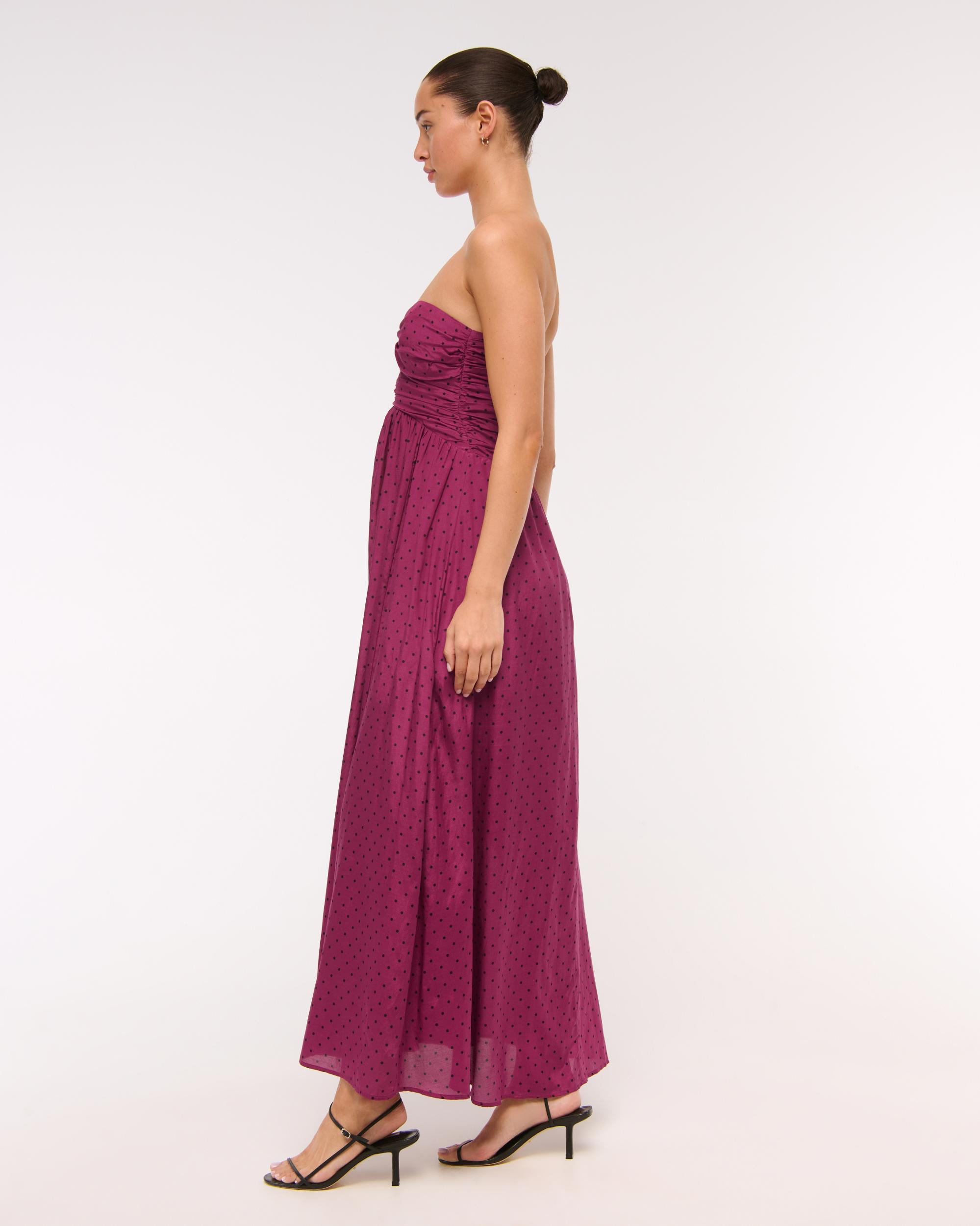 Strapless Hardware Cutout Maxi Dress Product Image