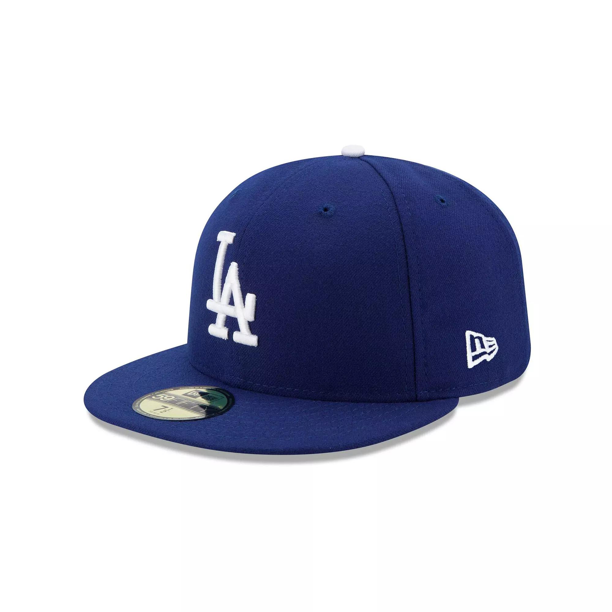 Men's New Era Royal Los Angeles Dodgers Authentic Collection On Field 59FIFTY Performance Fitted Hat,  Product Image