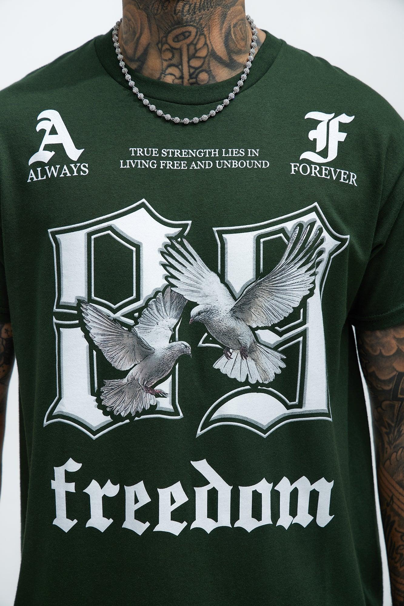 Always Forever Freedom Short Sleeve Tee - Green Product Image