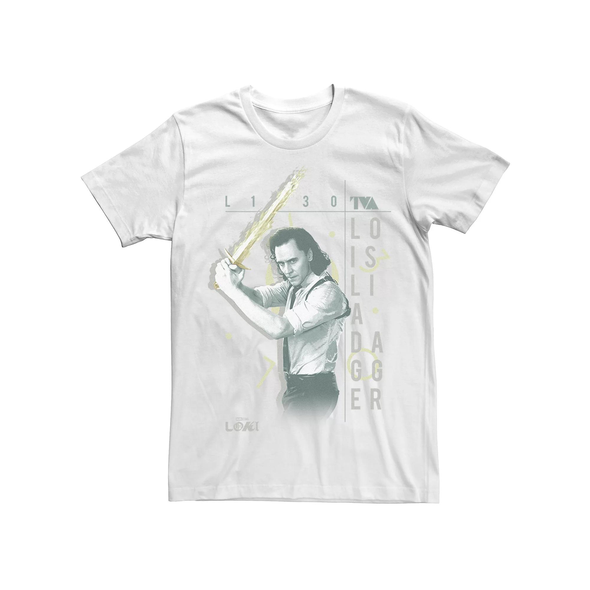Men's Marvel Loki Battle Pose Portrait Tee, Boy's,  Product Image