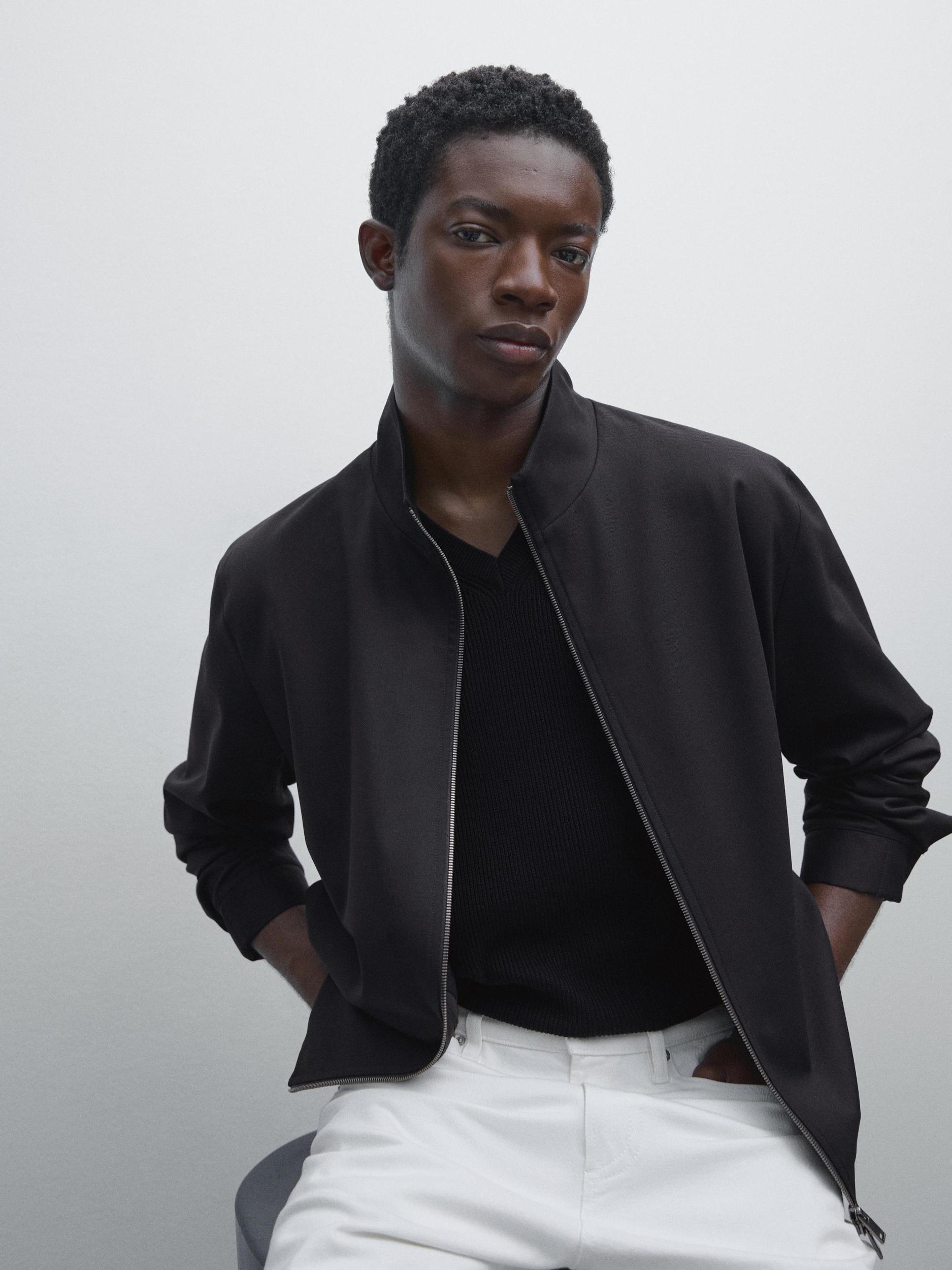 Wool blend jacket Product Image