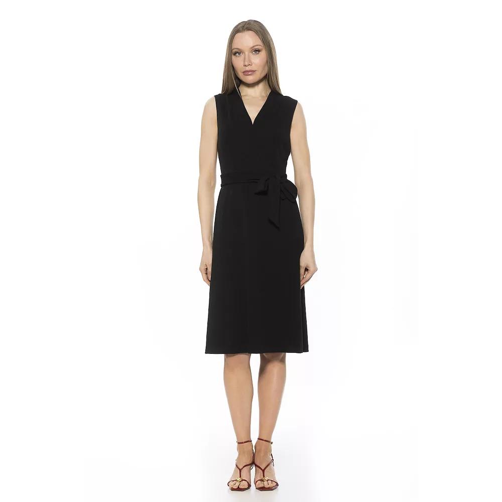 Women's ALEXIA ADMOR Dane Sleeveless Fit And Flare Dress,  Product Image