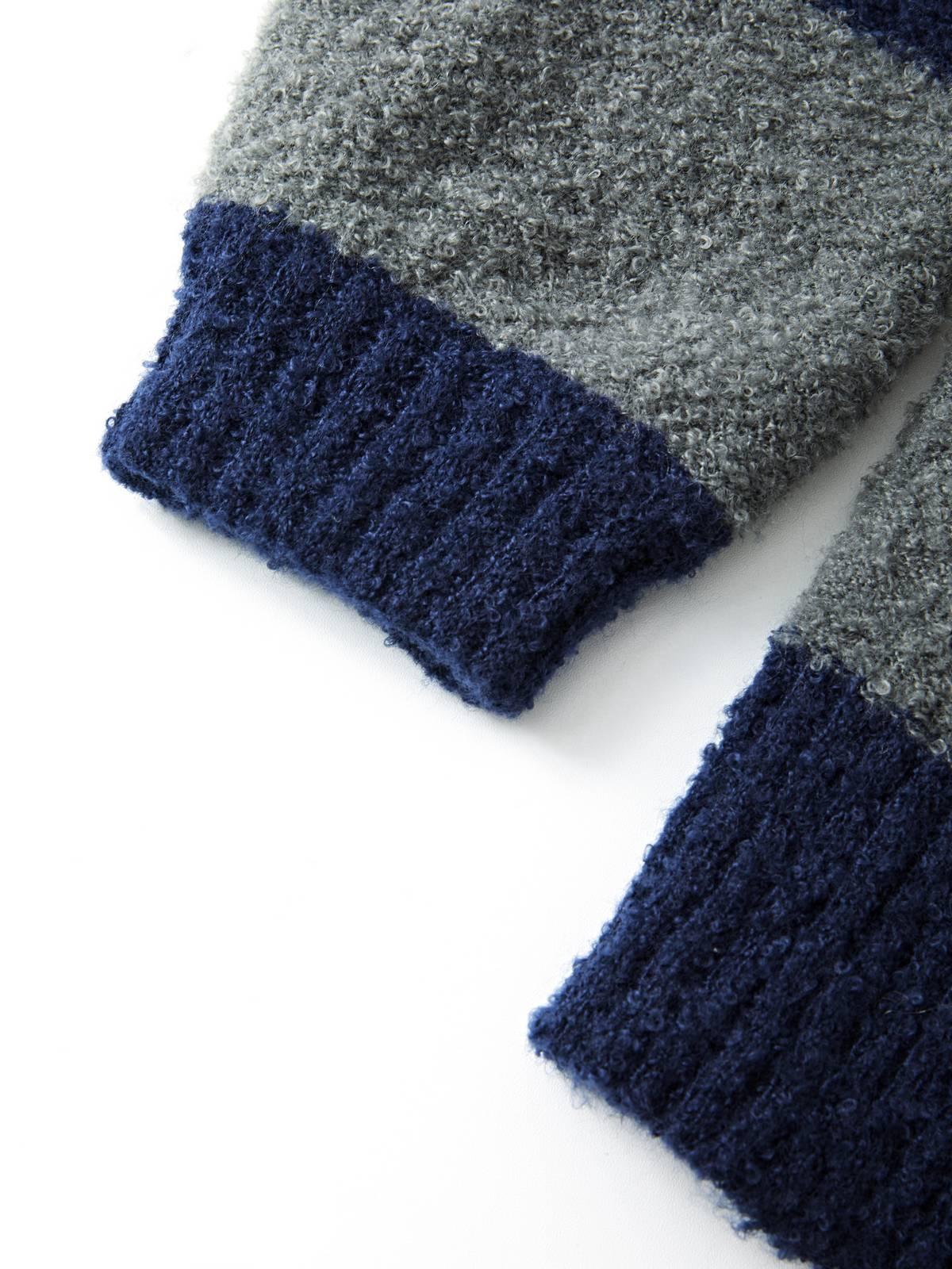 Oversized Stripe Pullover Sweater Product Image