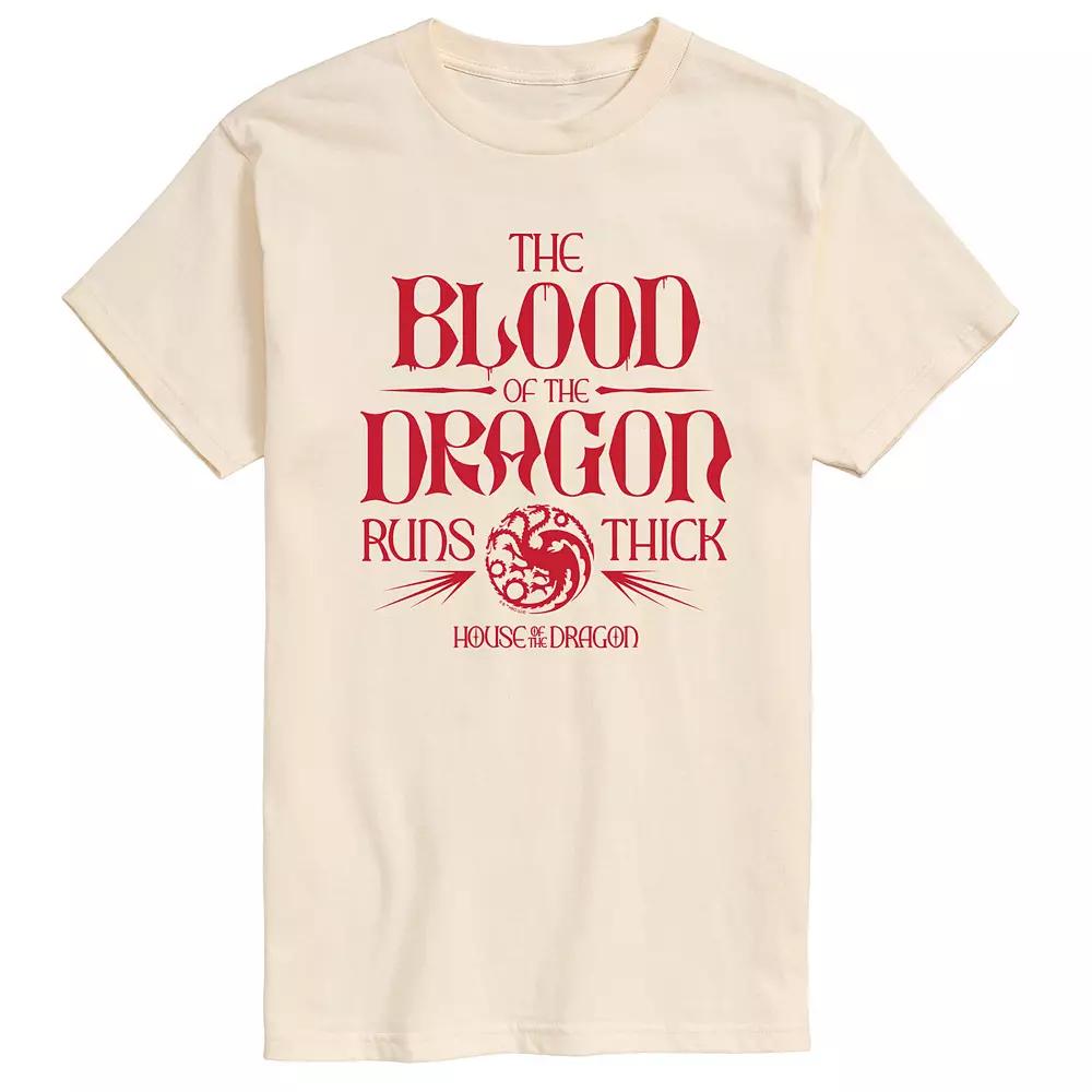 Men's House Of The Dragon Blood Of Dragon Graphic Tee,  Product Image