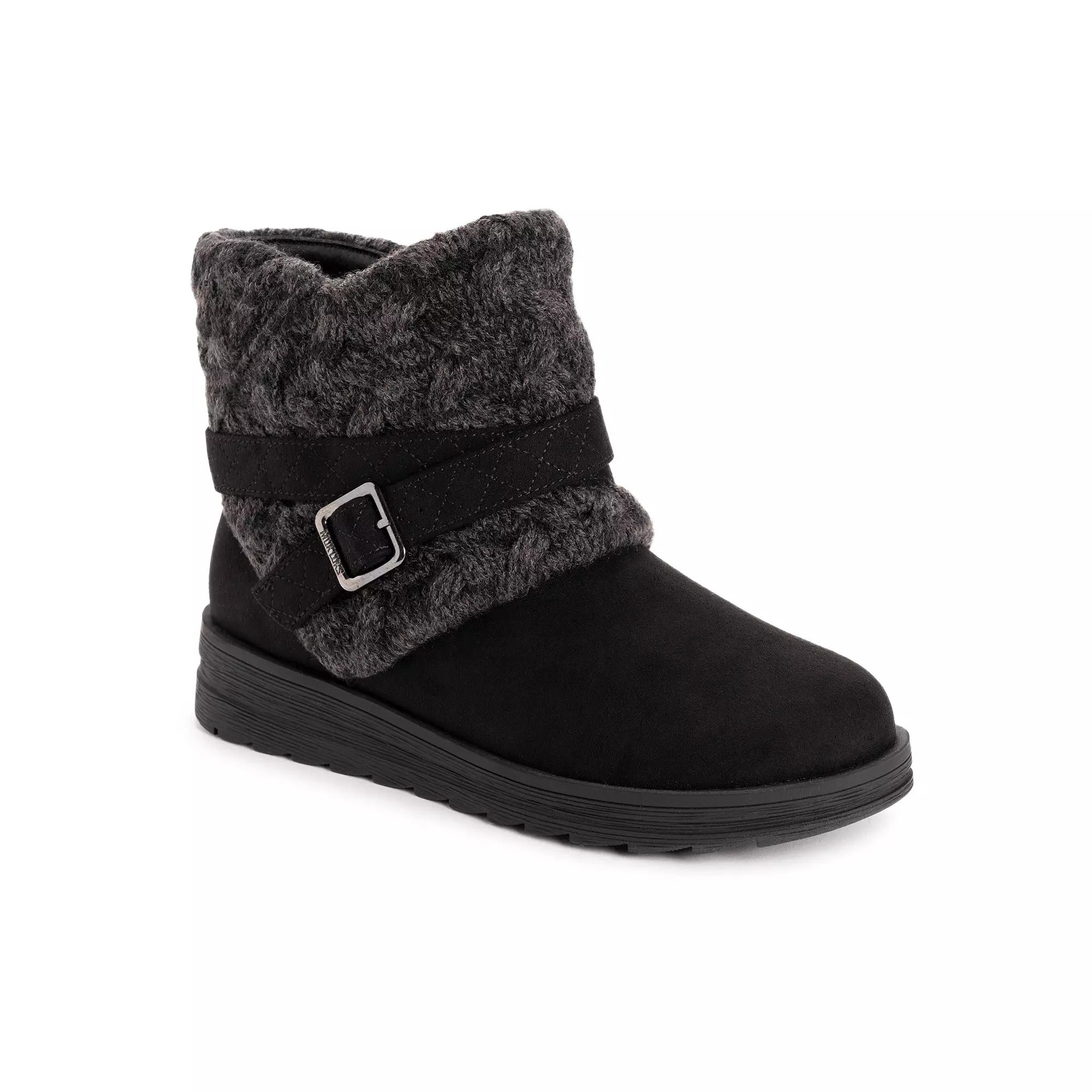 MUK LUKS Naomi Womens Ankle Boot Slippers Product Image