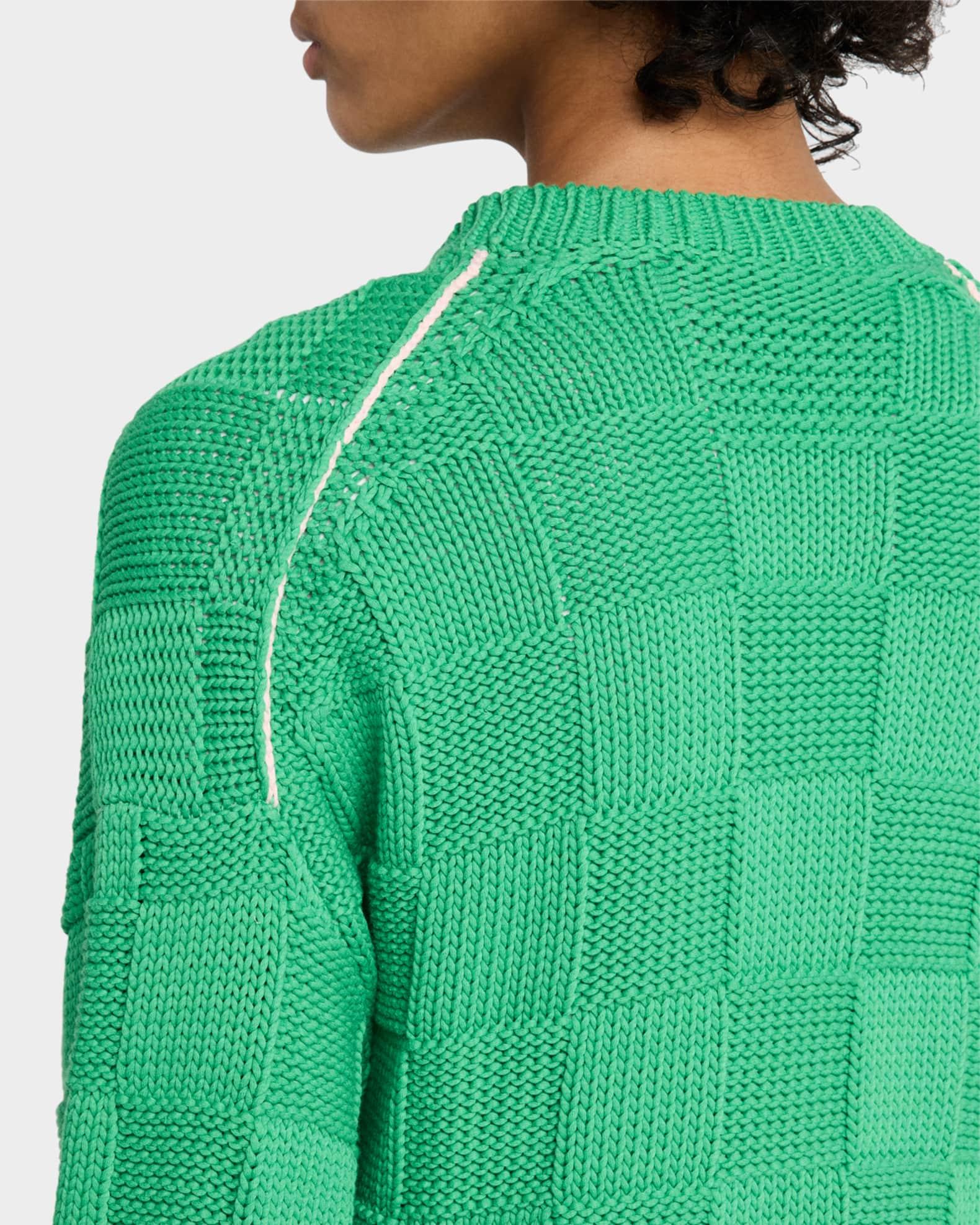 Checker Cozy Crewneck Sweater Product Image