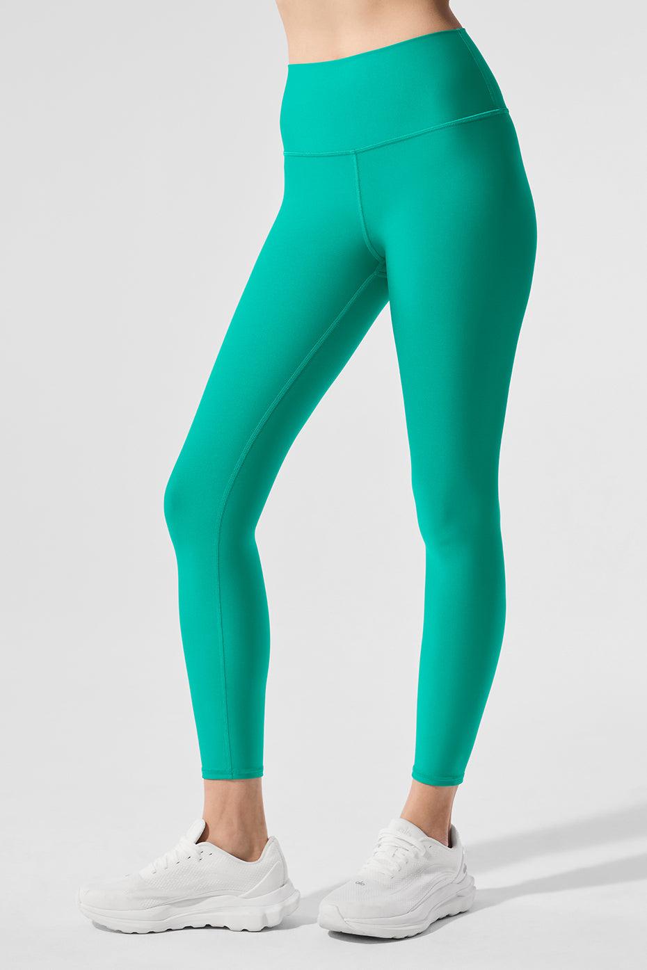 7/8 High-Waist Airlift Legging - Spruce Green Product Image