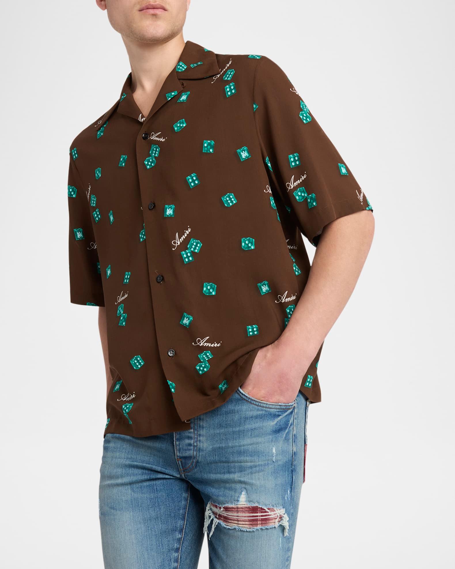 Men's Silk Dice Bowling Shirt Product Image