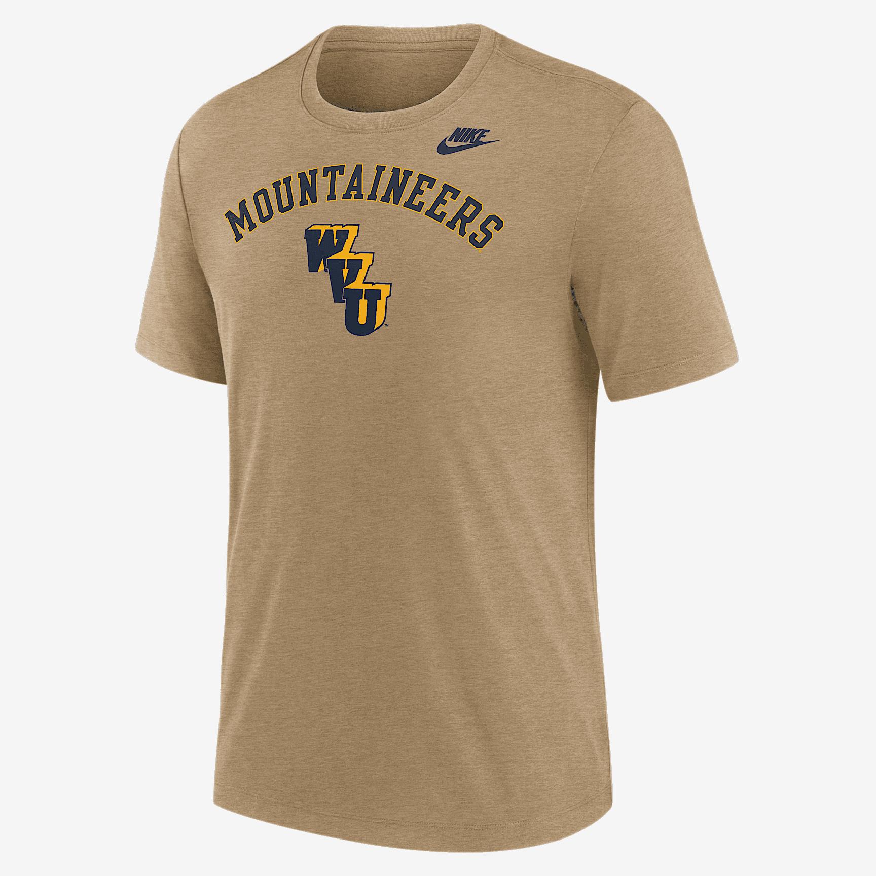 West Virginia Legacy Arch Nike Mens College T-Shirt | NJFD06GWVV-CXE Product Image